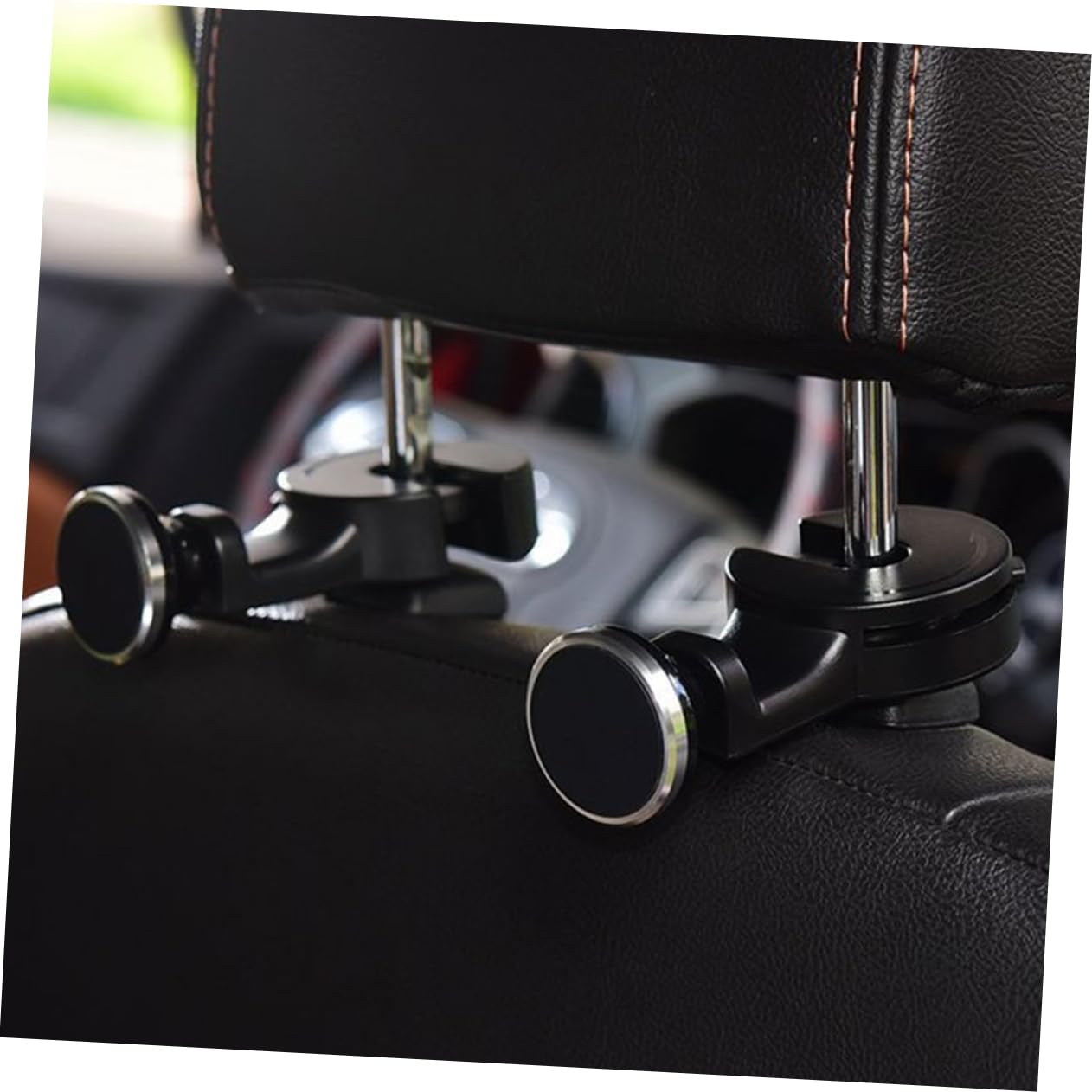 TOYANDONA Magnetic Car Phone Holder for Back Seat - 360° Rotatable Headrest Mount - Universal Cell Phone Stand for Kids & Adults - Perfect for Road Trips & Family Travel