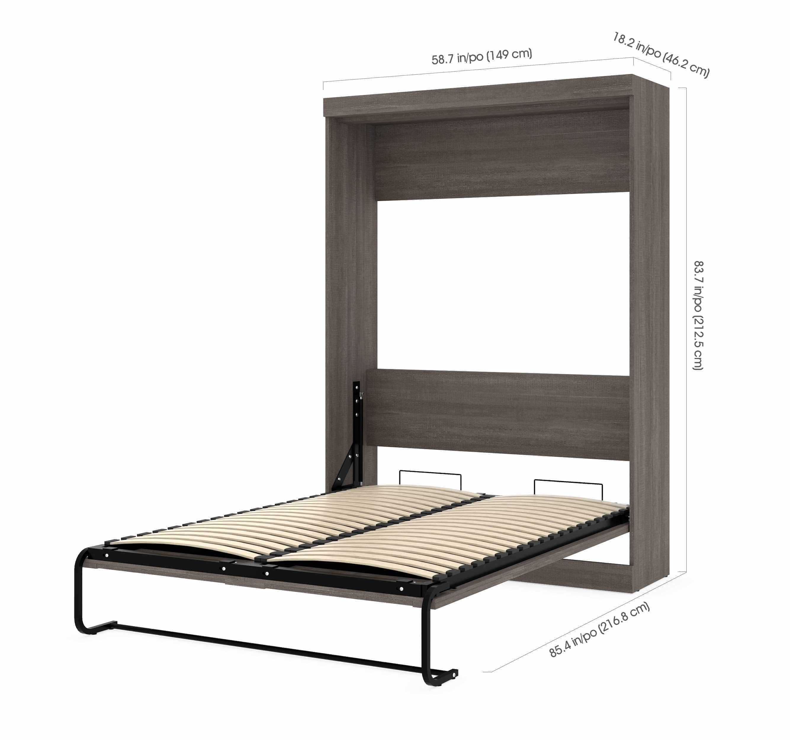 Pur Full Murphy Wall Bed with Storage Drawers - 84
