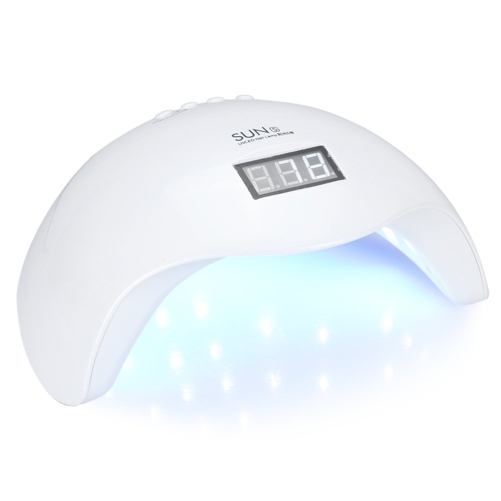 Professional 48W UV LED Nail Lamp with 10S/30S/60S/99S Timer - Fast Curing for Gel Nail Polish - Perfect for Home & Salon Manicures & Pedicures