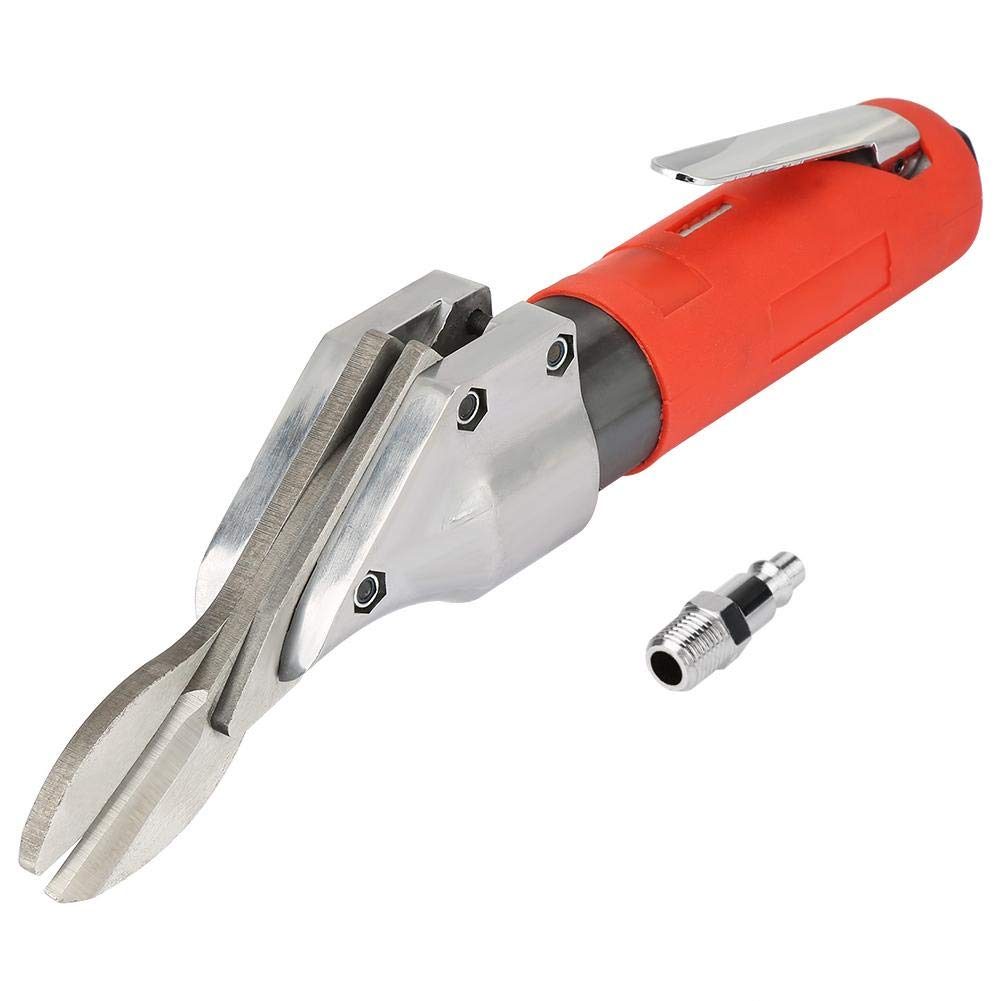 Pneumatic Straight Scissors - Air Powered Metal Shears Cutter for Cutting Metals, Rubber & Plastics | Industrial Metalworking, Automotive Repair & DIY Projects