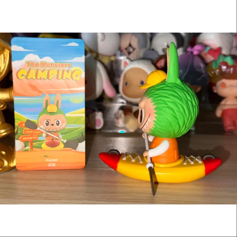 Labubu The Monsters Camping Series Kayak - Collectible Vinyl Figure for Outdoor Adventure Enthusiasts | Perfect for Display, Gifts, and Camping-Themed Decor