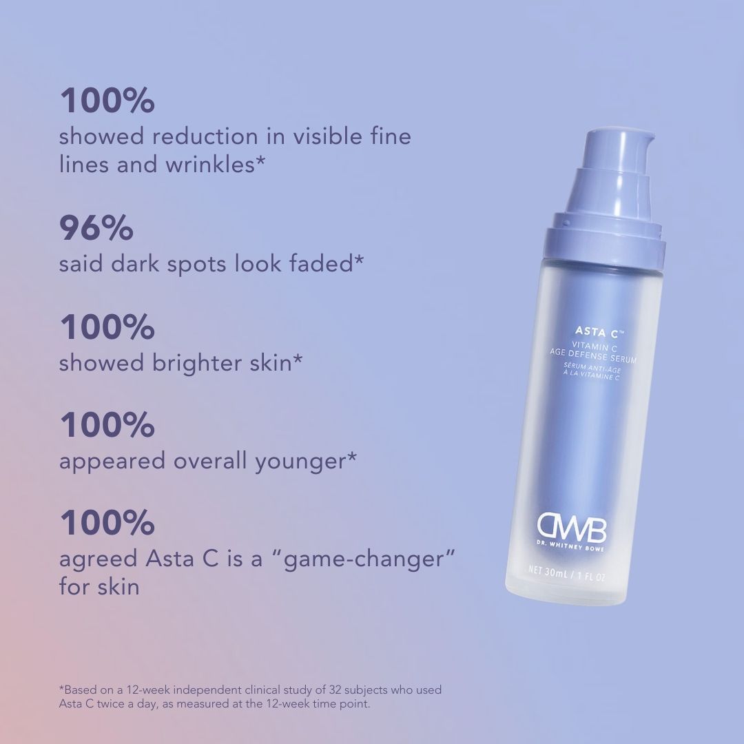 Asta C Vitamin C Age Defense Serum for Brightening & Anti-Aging - Best for Daily Skincare Routine & Dark Spot Reduction