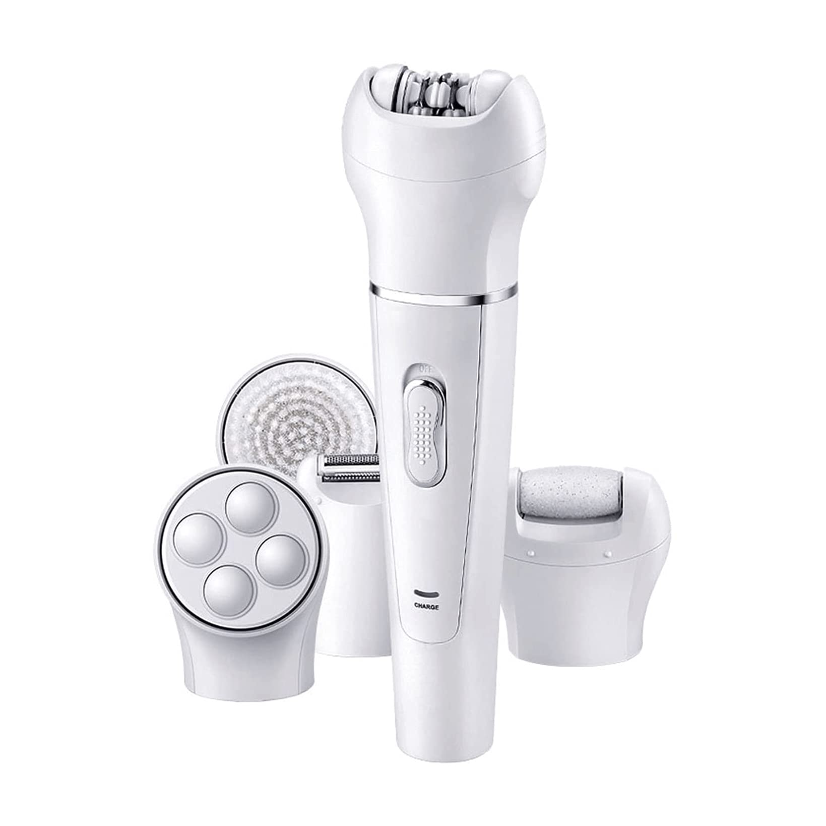 Electric Hair Removal for Women - Cordless Rechargeable Shaver & Trimmer, Wet/Dry Facial & Bikini Hair Remover, Painless Epilator - Perfect for Travel, Gym & Everyday Smooth Skin Care
