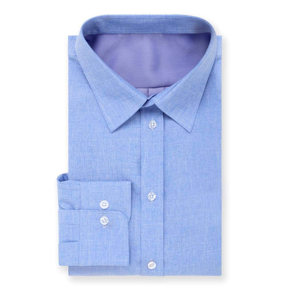 Men's Sweatproof Dress Shirt - Breathable Wrinkle-Free Business Casual Shirt for Office, Travel & Formal Events