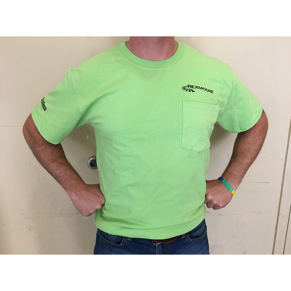 2XL Short Sleeve T-Shirt with Rex Moore Logo - Comfortable Cotton Tee for Men, Casual Wear & Everyday Outfits - Perfect for Work, Gym, and Weekend Relaxation