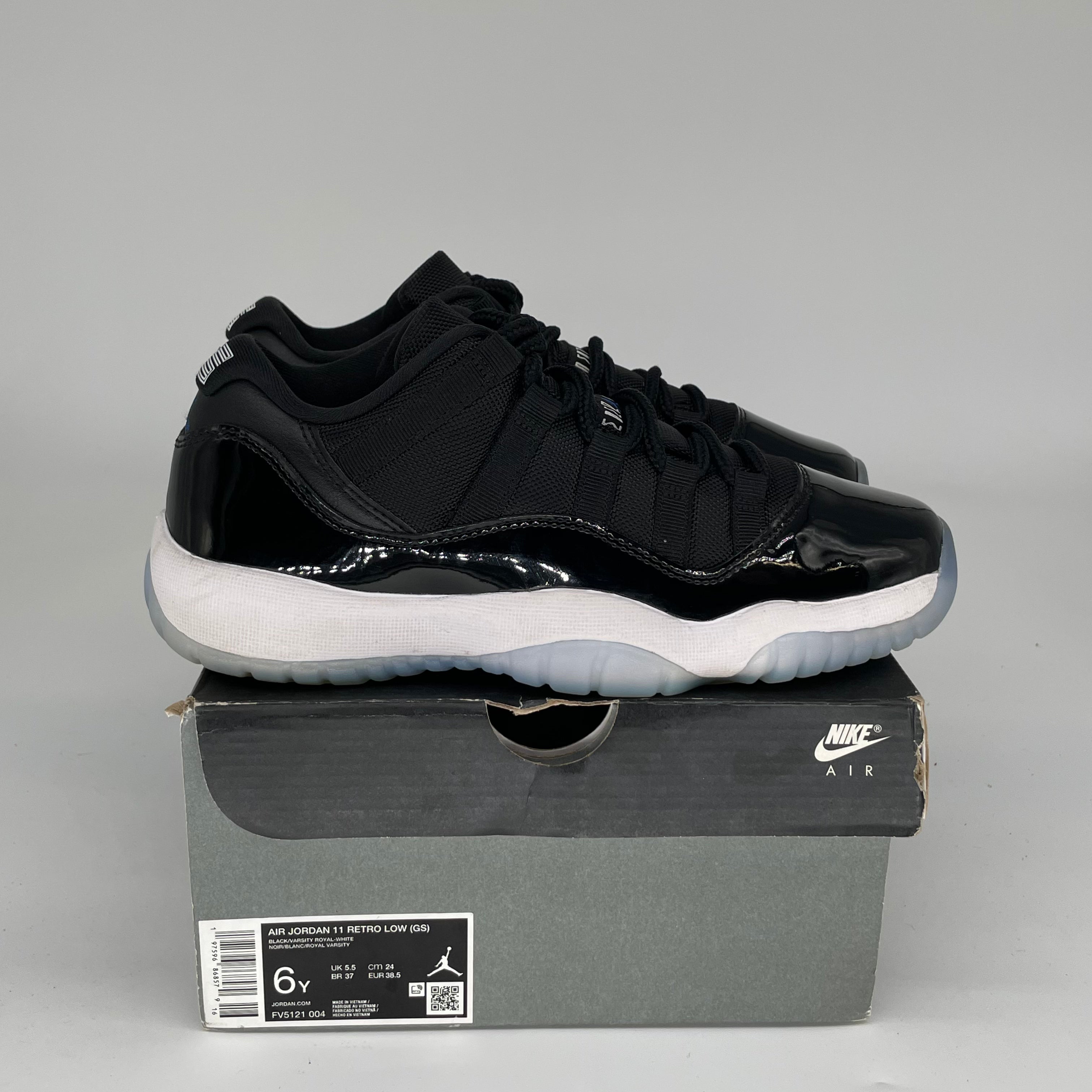 AIR JORDAN 11 LOW SPACE JAM Basketball Shoes for Kids - Size 6Y (FV5121-004) | Retro Sneakers for Boys, Basketball Games & Casual Wear