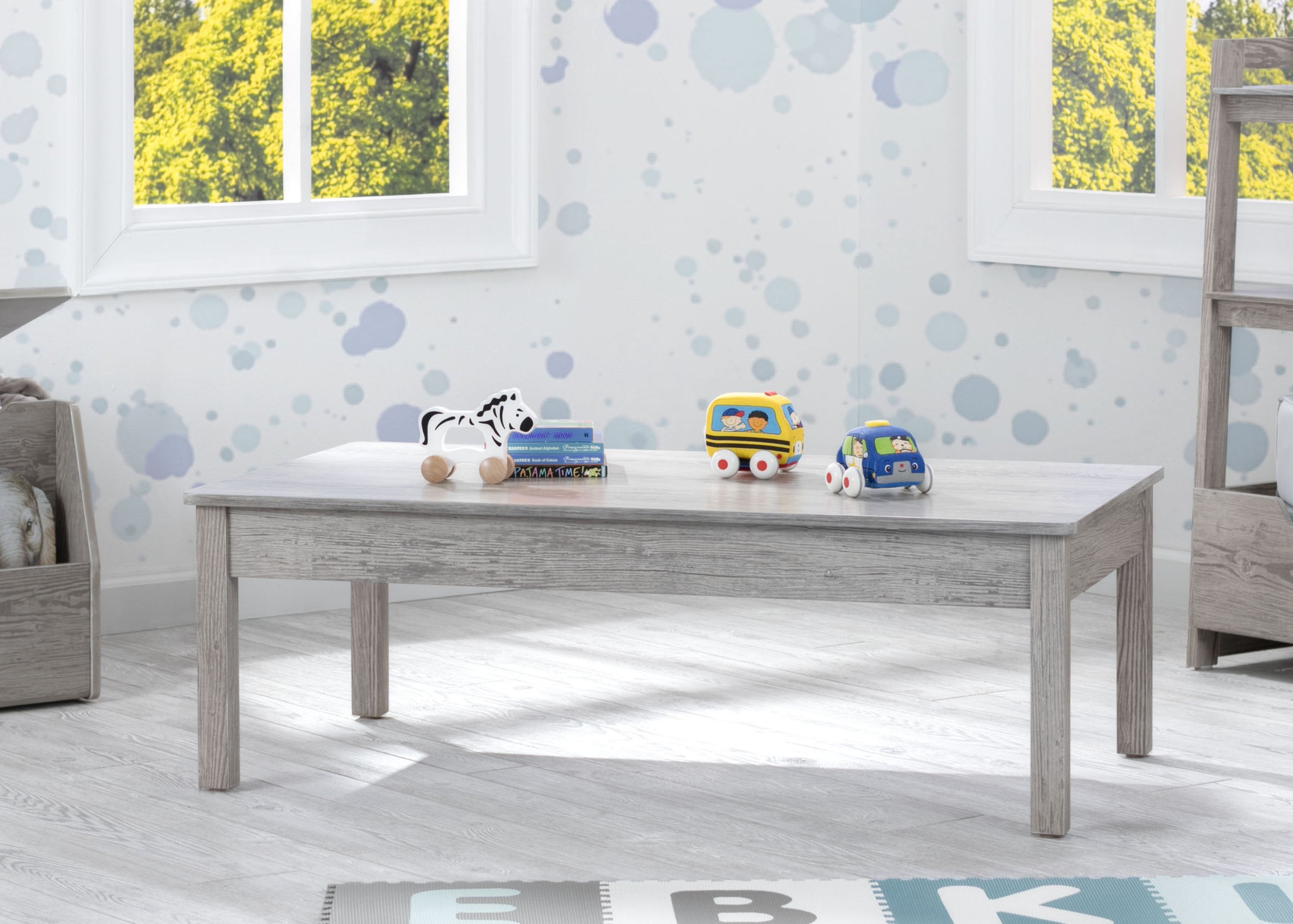 Adjustable Grow With Me Table - Expandable Kids Study Desk for Toddlers to Teens - Perfect for Homeschooling, Online Learning & Bedroom Study Space