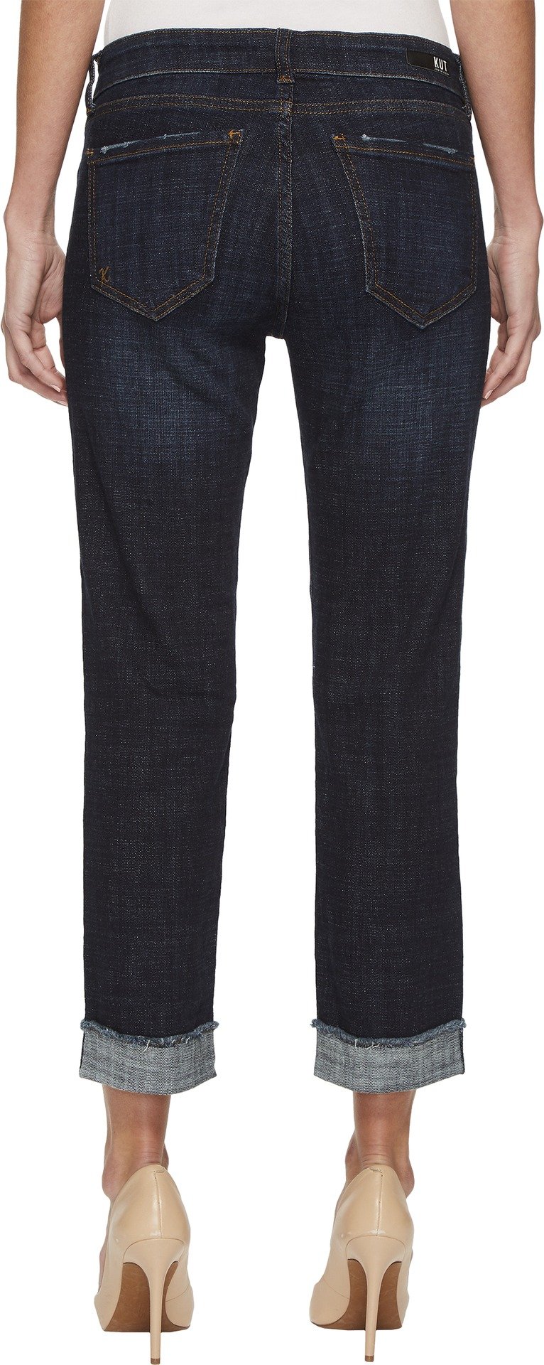 KUT from the Kloth Amy Crop Straight Leg Jeans for Women | High Waist Denim Pants | Comfortable & Stylish | Perfect for Casual Outings, Date Nights & Weekend Wear