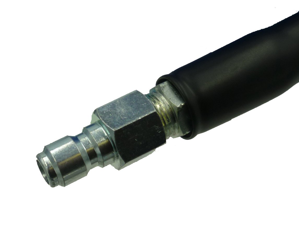 PROPULSE UBERFLEX 4000 PSI Lightweight Flexible Blue Hose with Quick Connect Couplers - Perfect for Pressure Washing, Car Washing, and Industrial Cleaning