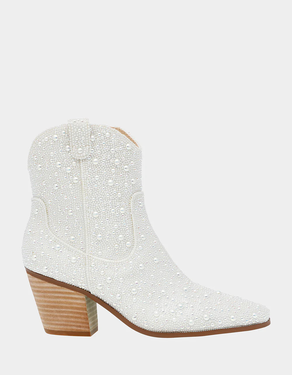 Diva Sparkle Bootie Pearl - Women's Fashion Glitter Ankle Boots for Party, Night Out & Special Occasions