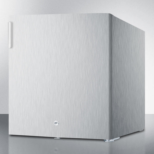 Accucold FS24L7CSS Compact All Freezer - 2.4 Cu Ft Upright Freezer for Home, Garage, or Basement - Energy Efficient, Adjustable Shelves, Perfect for Extra Food Storage