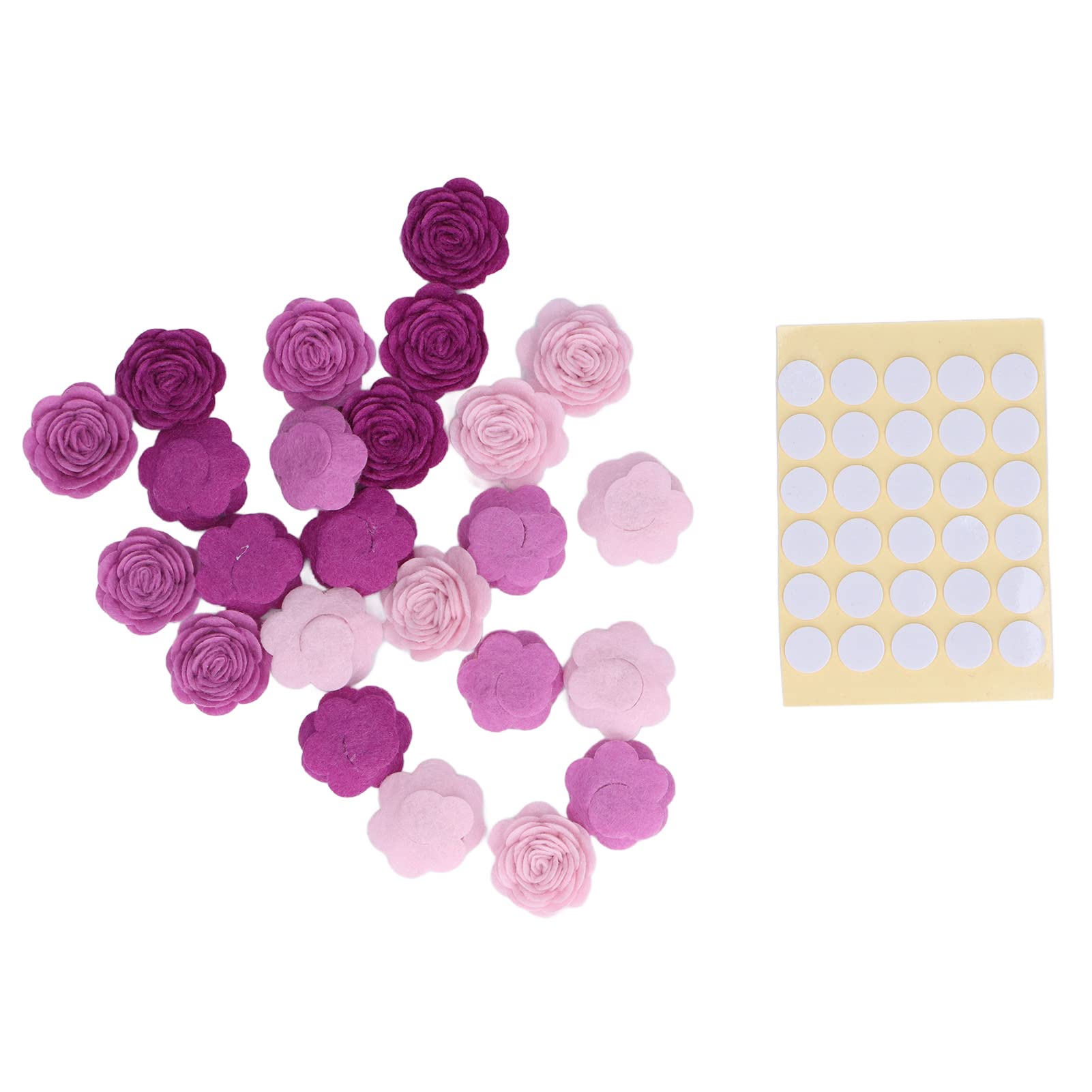 Artificial Silk Rose Flowers for Wedding Decorations - Fade Resistant, Soft Touch Purple Gradient Roses for DIY Garland Making, Centerpieces & Home Decor | Perfect for Bridal Showers, Table Arrangements & Event Styling