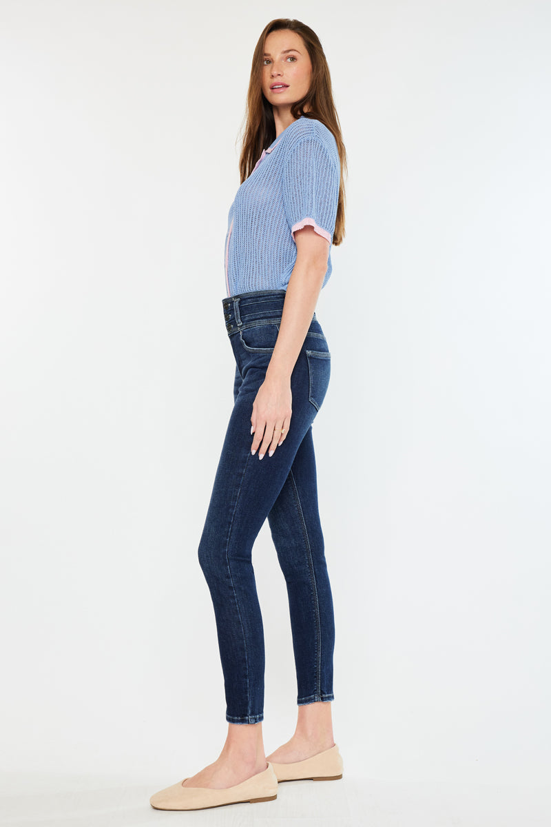 Alexandria High Rise Super Skinny Jeans for Women - Stretch Denim Pants, Slim Fit, Comfortable & Trendy - Perfect for Casual Outfits, Night Out, and Everyday Wear