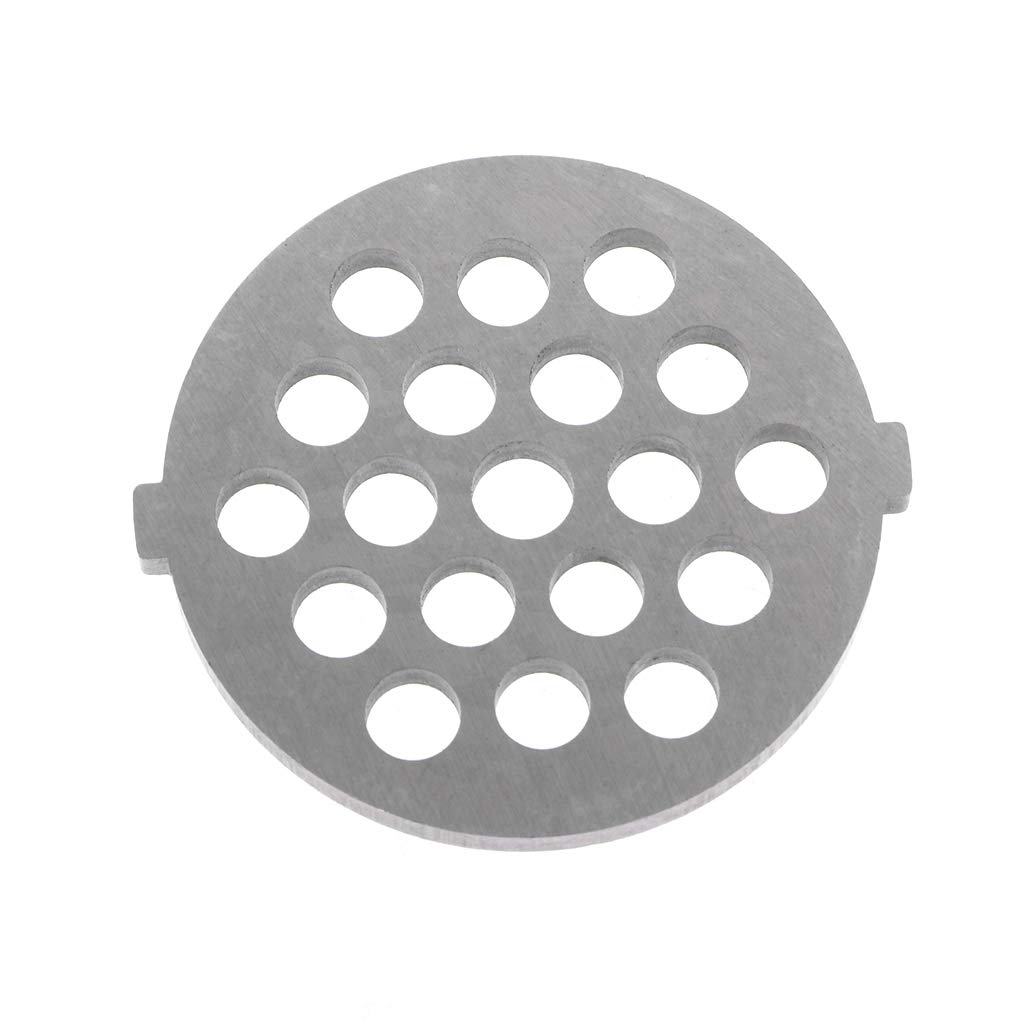 Jackyee Stainless Steel Meat Grinder Plate & Knife Set - Replacement Parts for Meat Grinders - Durable 3/16