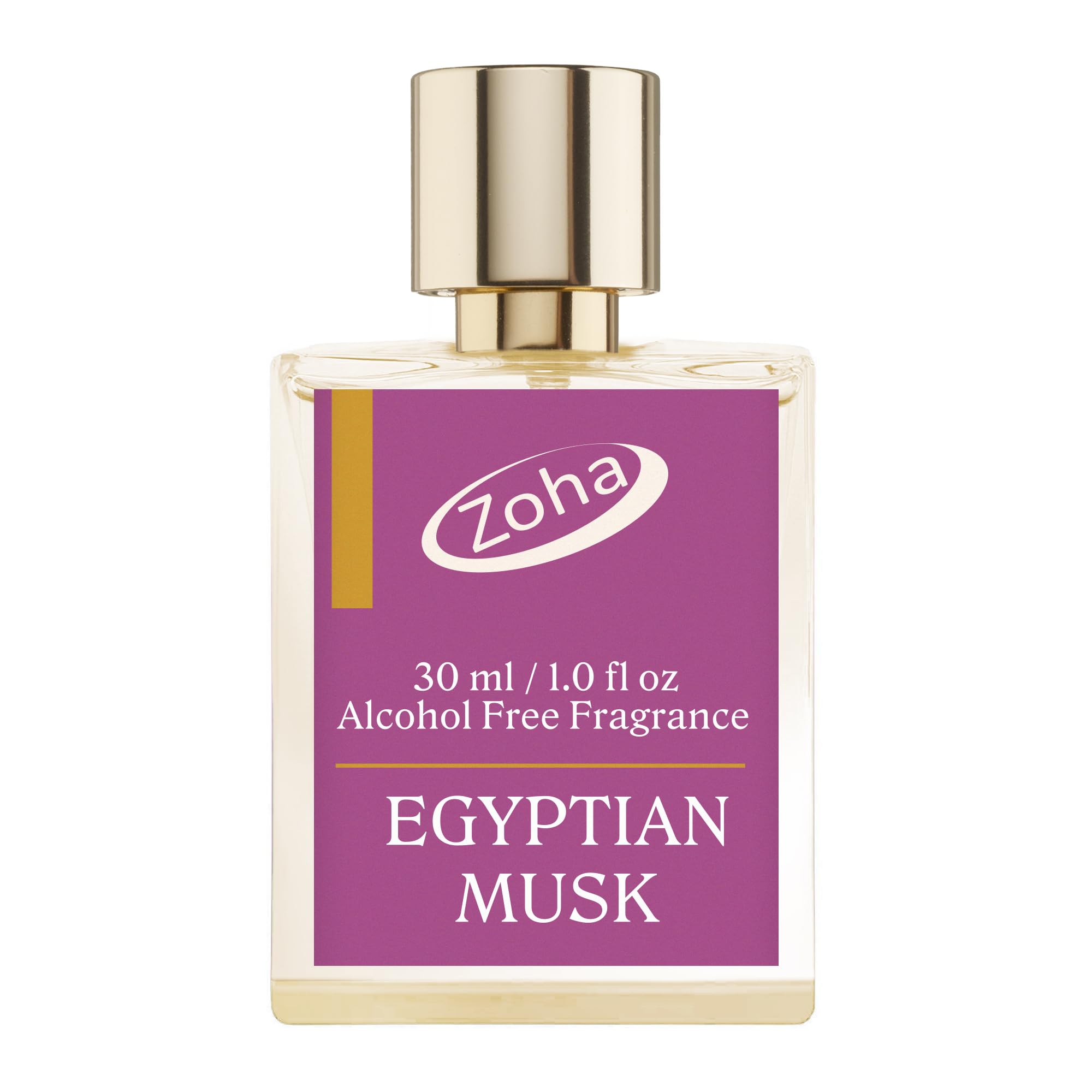 Zoha Egyptian Musk Perfume Oil - Alcohol-Free Roll On & Fragrance Mist for Women & Men | Long-Lasting Arabian Scent for Date Night, Work & Special Occasions