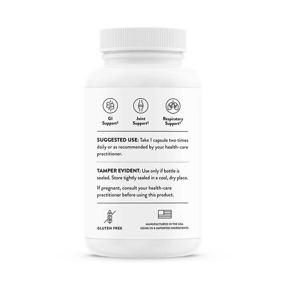 Thorne Boswellia Phytosome (SF819) - Natural Joint Support Supplement for Pain Relief & Mobility - Ideal for Athletes, Seniors & Active Lifestyles