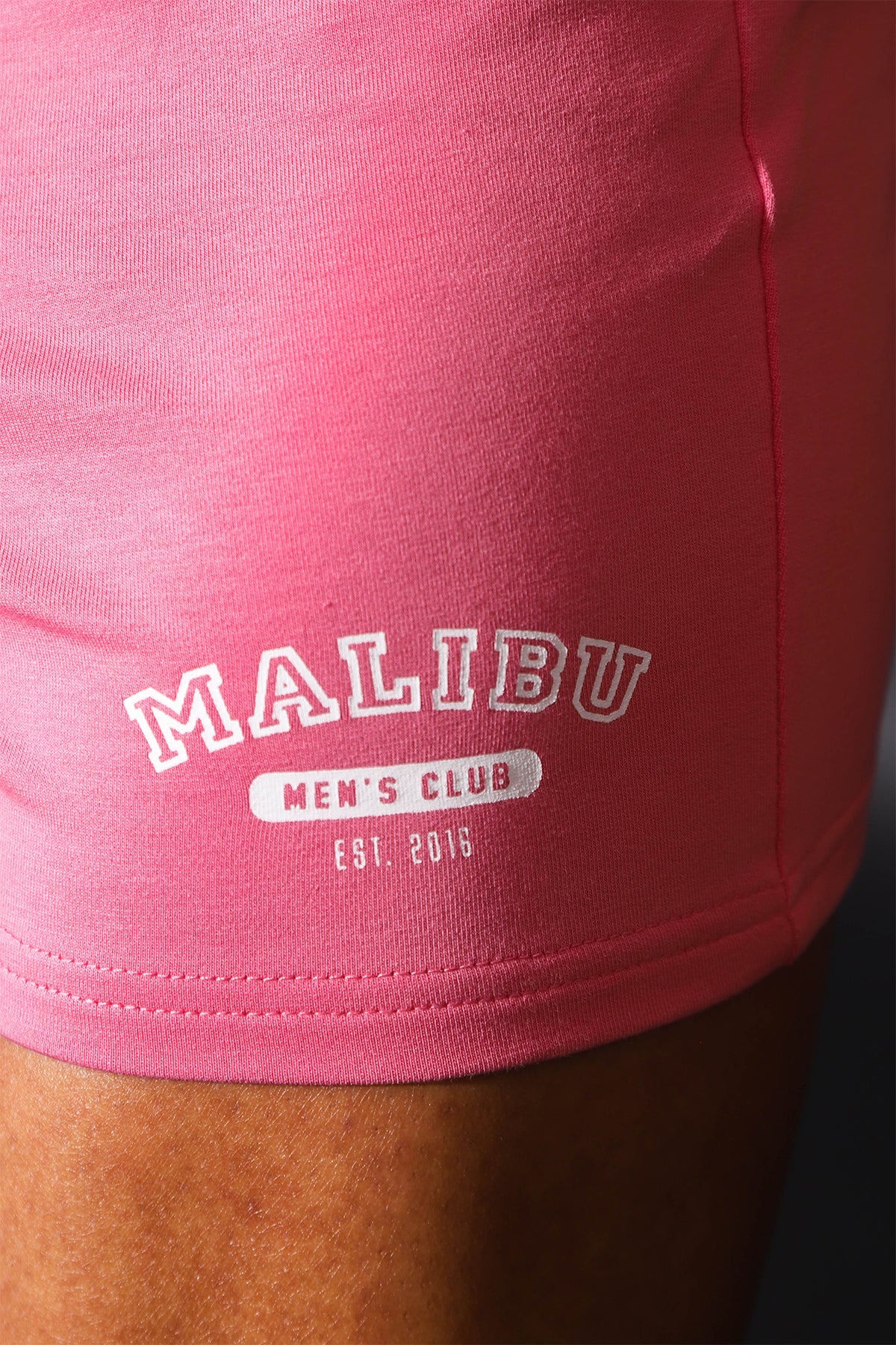 JJ Malibu Varsity 2 Shorts with Zipper Pocket - Bubblegum Pink | Comfortable Athletic Shorts for Running, Gym & Casual Wear