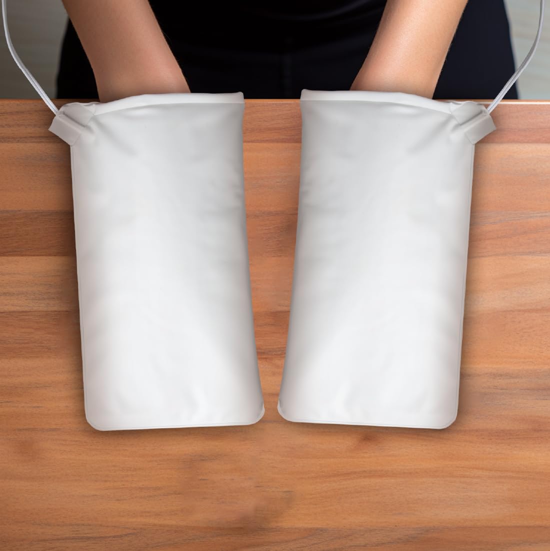 ForPro Professional Collection Premium Heated Mitts - Electric Thermal Moisturizing Hand Warmers for Spa & Home Use - Dual Temperature Settings (1 Pair) - Perfect for Relaxation, Dry Skin Relief & Winter Hand Care