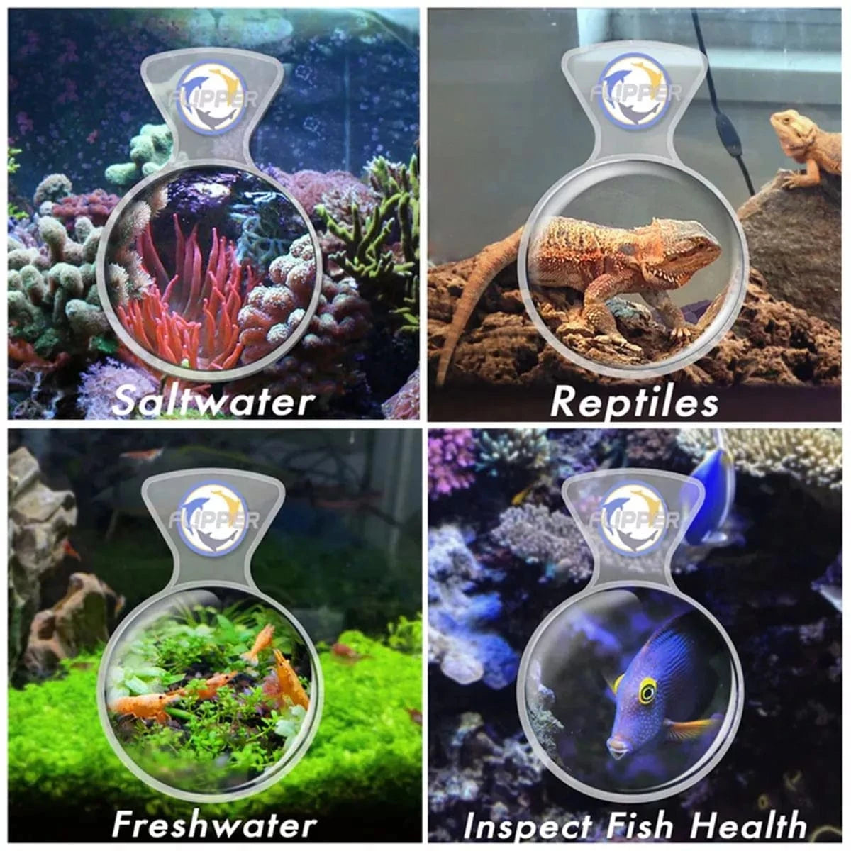 DeepSee Clear Magnified Viewer Flipper - High-Quality Magnifying Glass for Reading, Crafts & Hobbies | Perfect for Seniors, Jewelers & Coin Collectors
