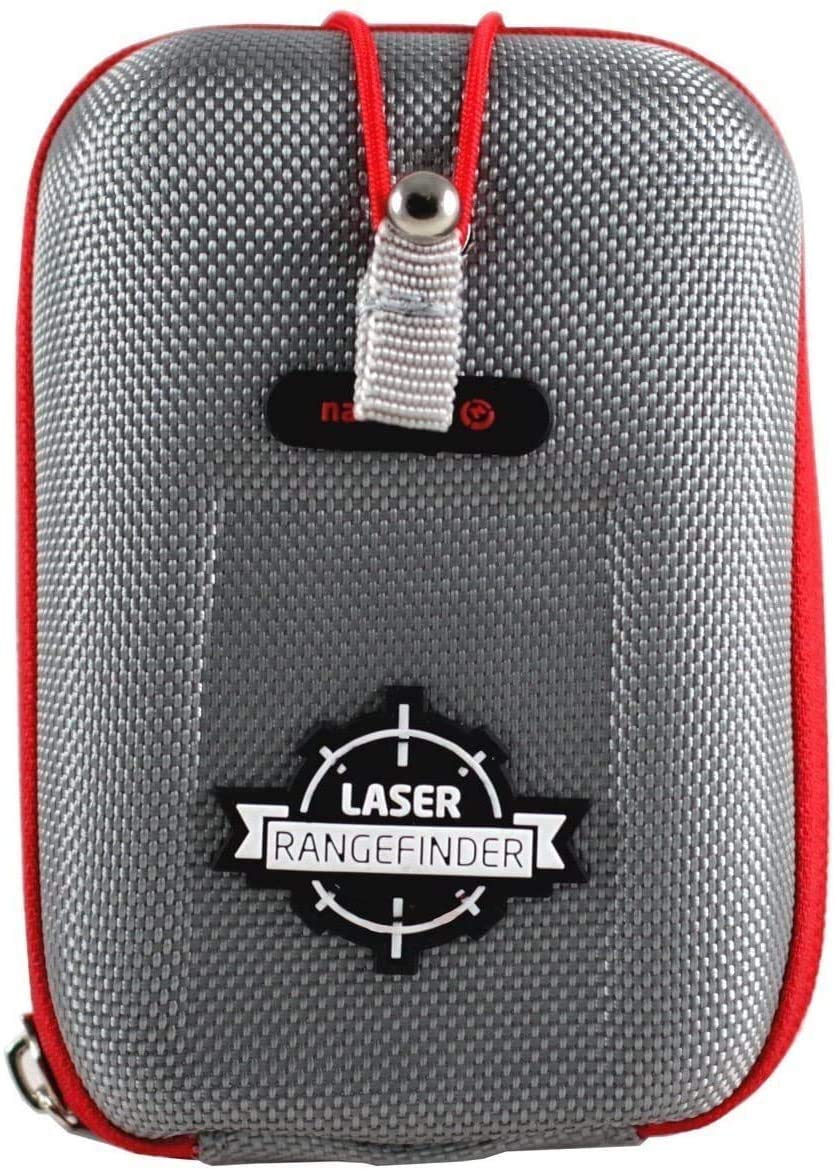Navitech Grey EVA Hard Case - Protective Cover for Gogogo Laser Rangefinder | Durable Waterproof Golf Accessory | Perfect for Golfing, Hunting & Outdoor Sports