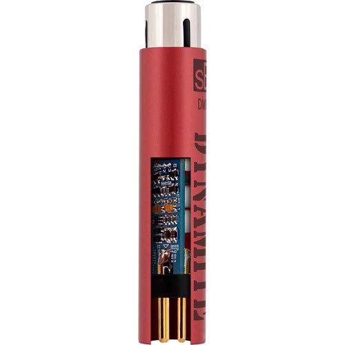 SE Electronics DM1 Dynamite Active Inline Mic Preamp with 10-Pack Touch Fastener Straps & 20ft XLR Cable - Professional Studio Recording, Live Performance, Podcasting & Streaming Bundle