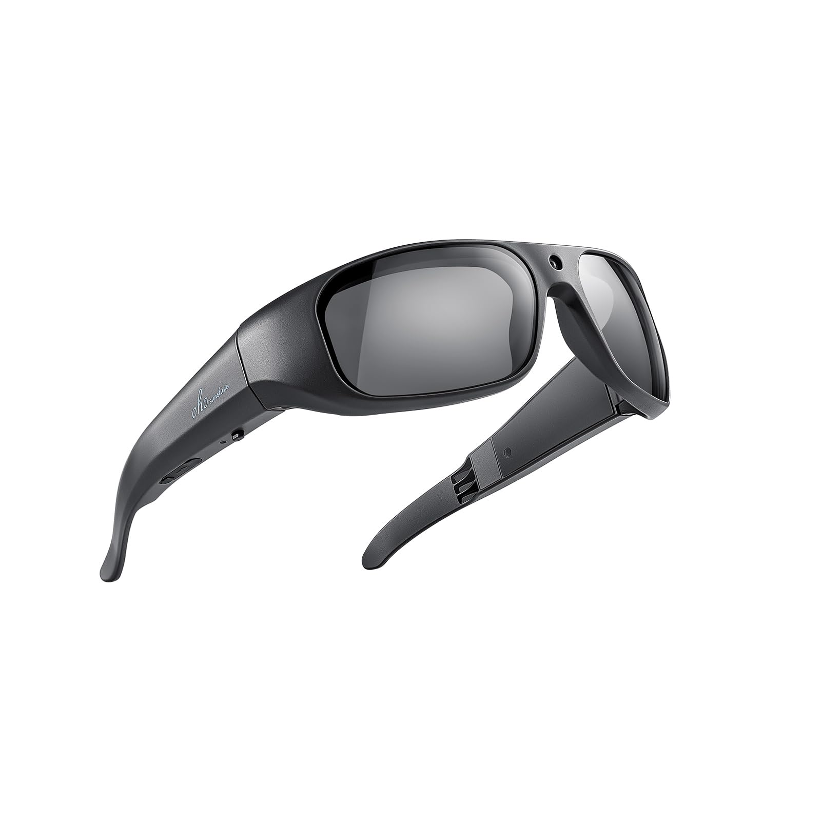 OhO 4K Ultra HD Waterproof Sports Sunglasses with Built-in Camera, 64GB Memory, Polarized UV400 Lenses - Unisex Design for Cycling, Running, Skiing & Outdoor Adventures