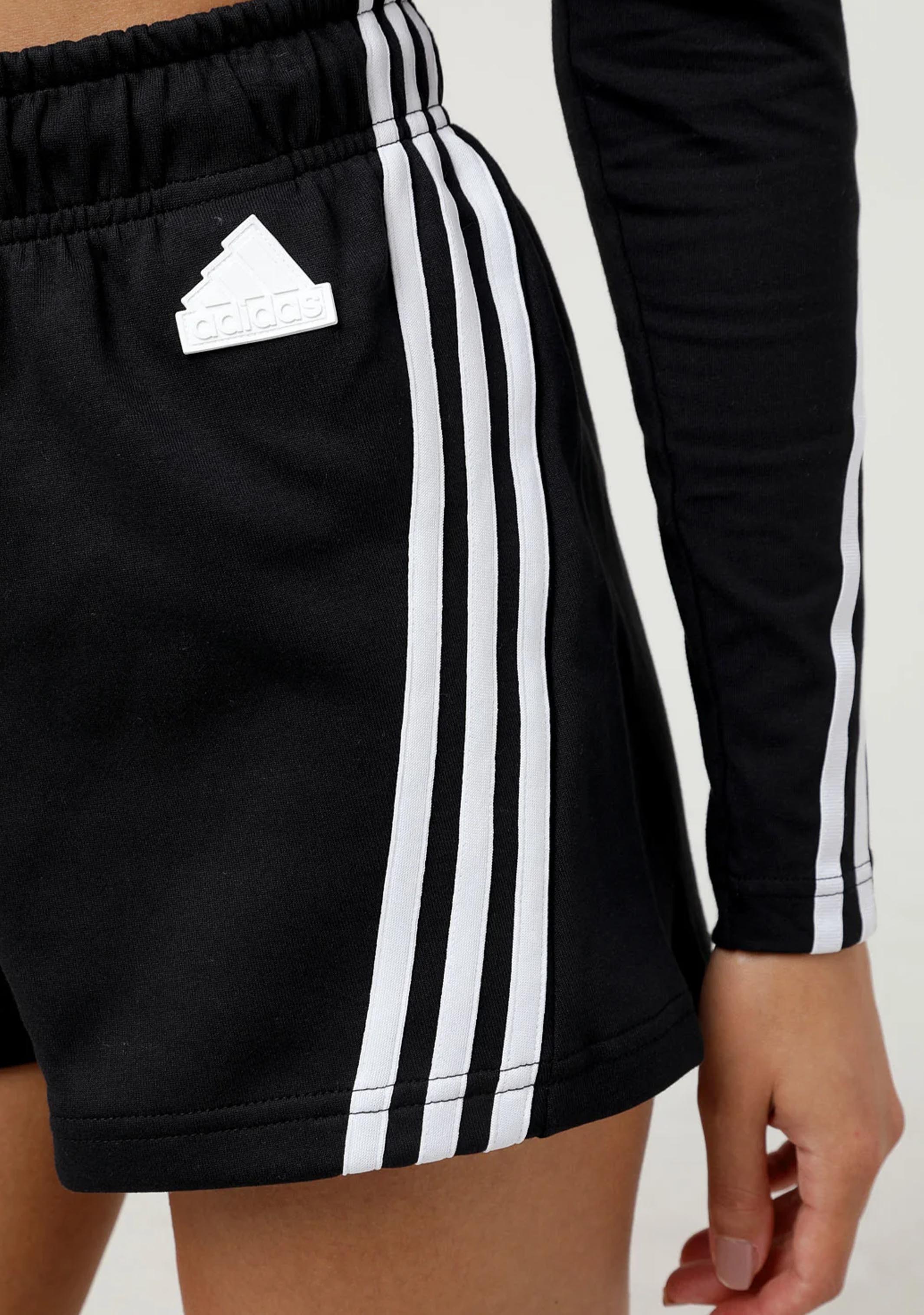 Adidas Women's Future Icons 3-Stripe Athletic Shorts - Lightweight Running & Yoga Workout Shorts for Women | Gym, Lounge & Casual Wear