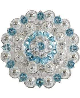 Aqua & Clear Bright Silver Berry Jacket - European Crystal Rhinestone Fashion Coat for Women | Perfect for Evening Parties, Weddings, and Special Occasions