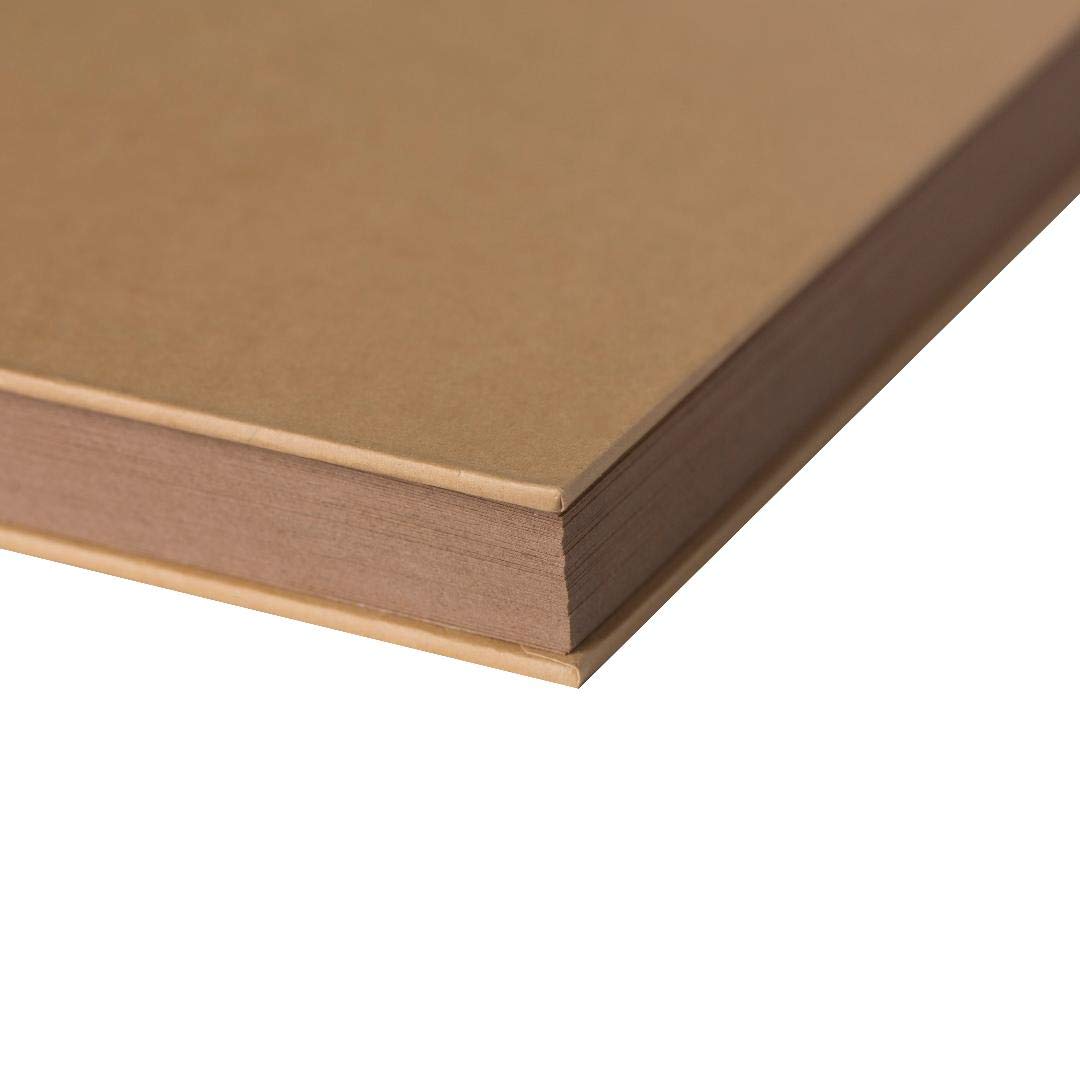 12x12 Large Scrapbook Album | 3.6 LBS Heavy Duty Kraft Hardcover Notebook | 50 Sheet 100 Page Photo Album | Ideal for Baby Books, Sketchbooks, Wedding Albums, and Memory Keeping