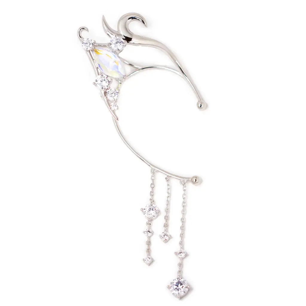 Alvara Ear Cuff for Left Ear - Trendy Non-Piercing Ear Jewelry for Women - Perfect for Parties, Weddings & Everyday Wear
