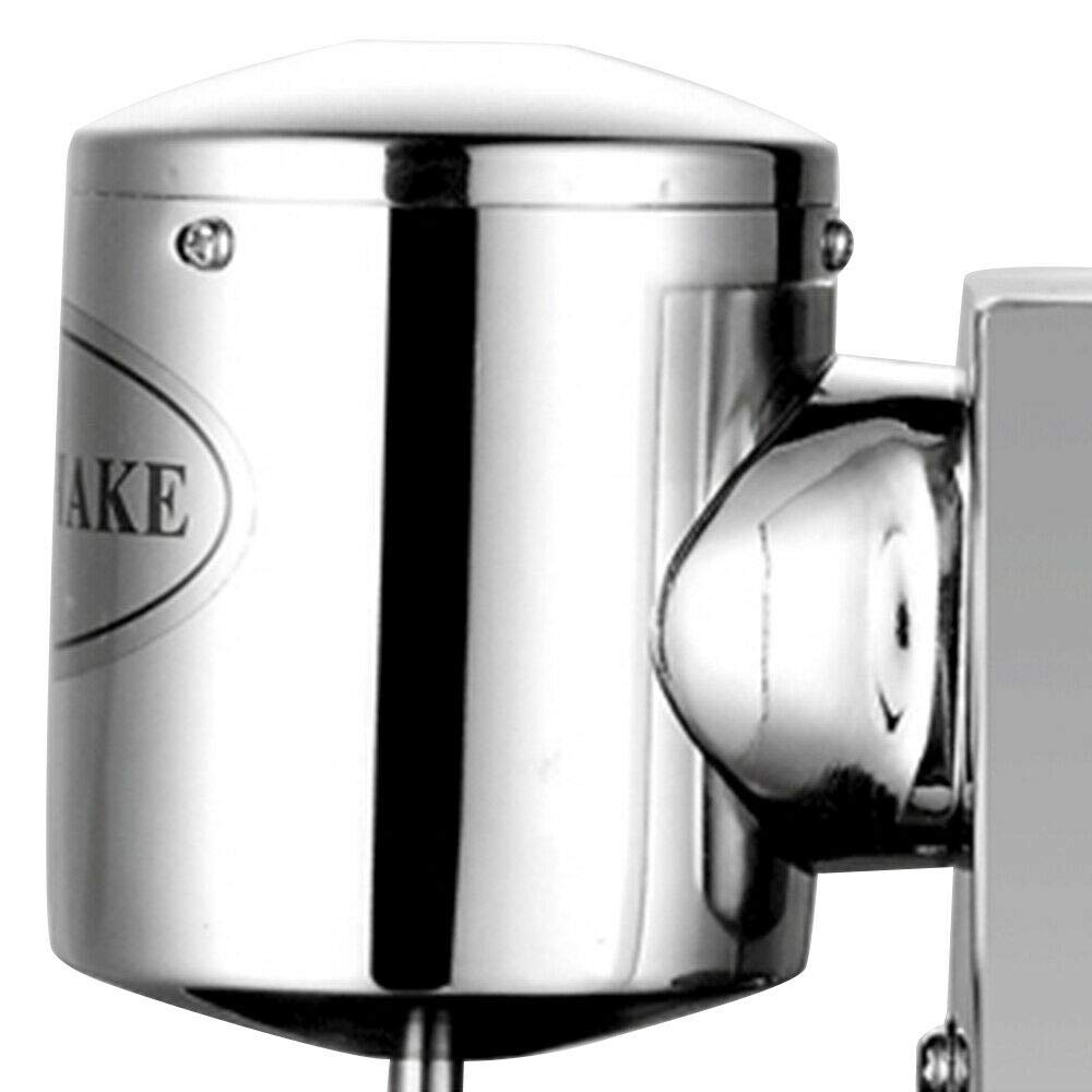 Professional Stainless Steel Milkshake Maker with Dual 800ml Cups - Commercial Grade Blender for Smoothies, Ice Cream & Frozen Drinks - Perfect for Restaurants, Cafes & Home Kitchen Use