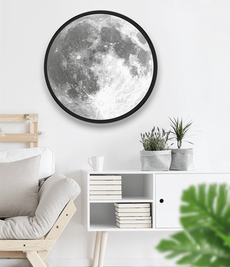 Moon Mirror Lamp - 3D Illusion Night Light for Bedroom, Nursery & Home Decor - Perfect for Kids, Adults & Gifts (White) | Creates Magical Moonlight Ambiance for Relaxation & Sleep