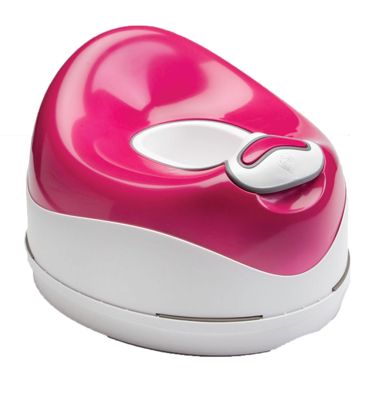Prince Lionheart PottyPOD Travel Potty Seat - Foldable Portable Toilet Trainer for Toddlers, Poppy Pink | Perfect for Road Trips, Camping & Airplane Travel