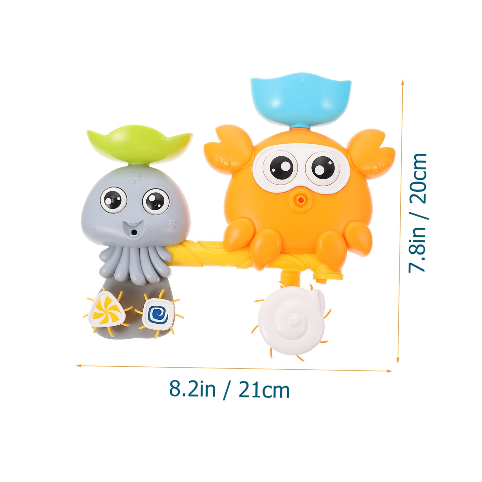 VICASKY 5-Piece Water Toy Set for Kids - Fun Bath Tub Toys, Floating Animal Figures, Non-Toxic ABS Plastic - Perfect for Bathtime Play, Pool Parties & Sensory Development