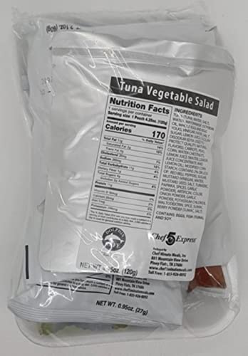 Best MRE Meals Ready-to-Eat - 5 Delicious Menu Options Including Tuna Salad | Emergency Food Supply for Camping, Hiking & Survival Kits