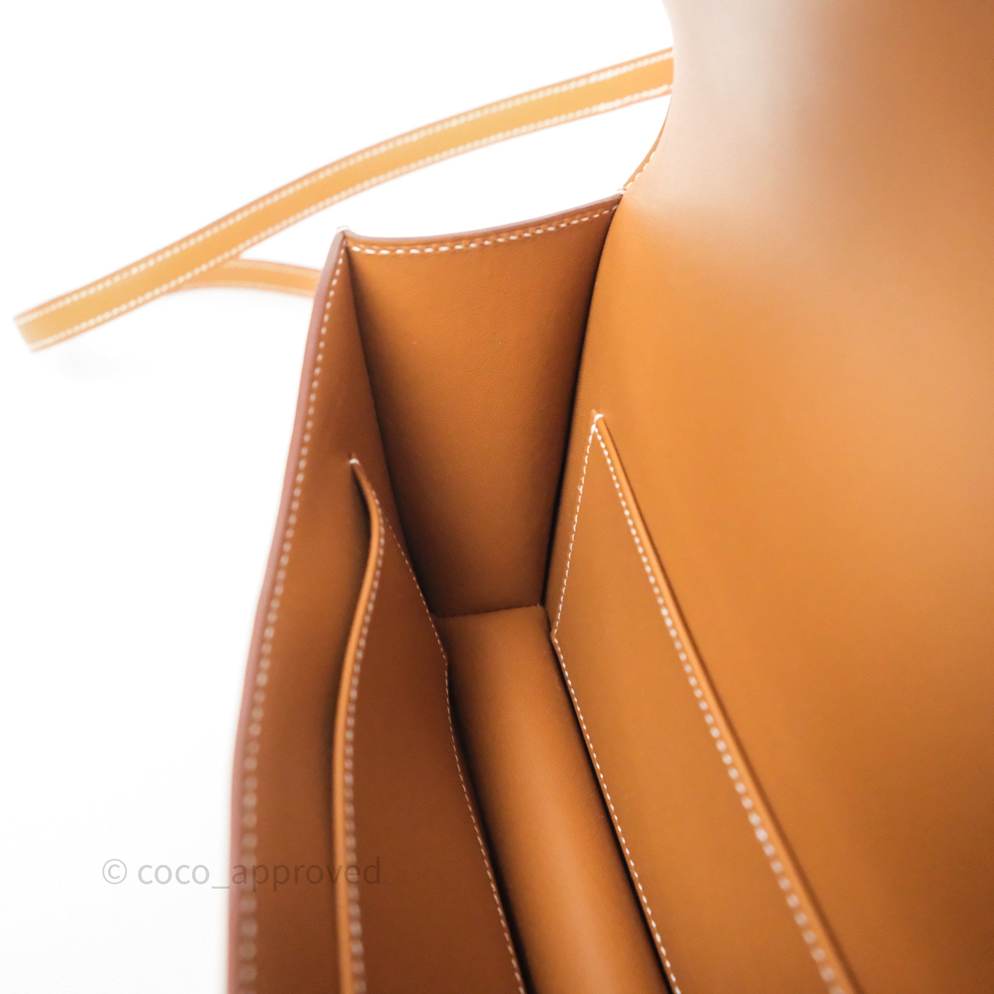 Authentic Hermès Constance Elan 37 Bag in Gold Epsom Leather with Gold Hardware - Luxury Designer Handbag for Women | Perfect for Evening Events, Parties & Special Occasions