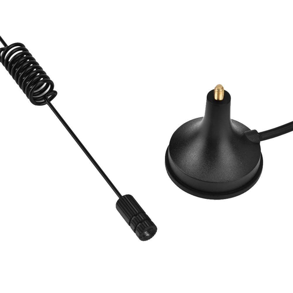 High Power Magnetic Car Radio Antenna UT-102UV - Dual Band UHF/VHF SMA-Female Antenna Compatible with Baofeng UV5R, 888s - Perfect for Truck, Jeep, Off-Road & Emergency Communication Scenarios