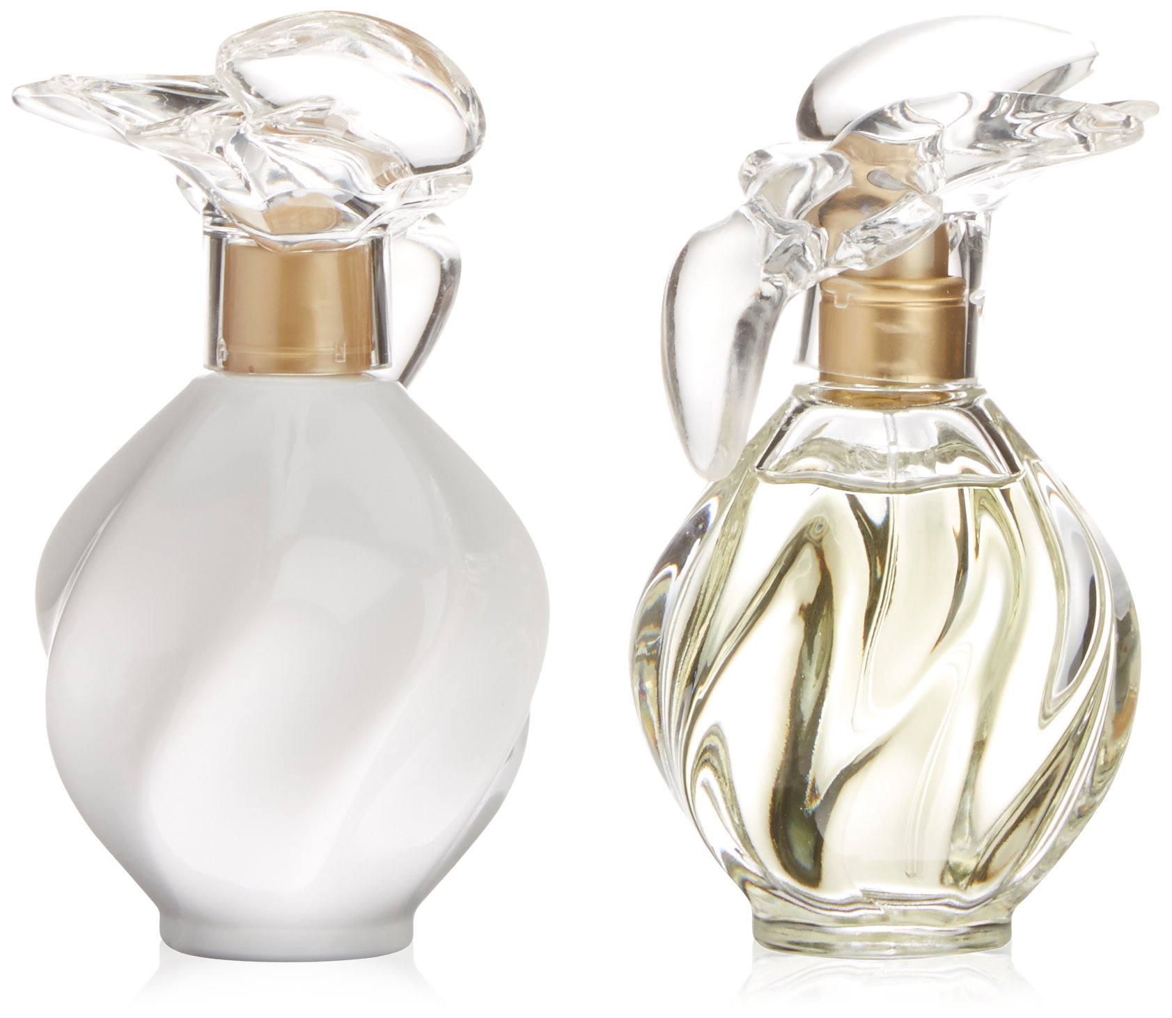 Nina Ricci L'air du Temps Eau de Toilette & Body Lotion Gift Set for Women - 1.7 oz Perfume Spray + 3.4 oz Moisturizing Lotion - Romantic Floral Fragrance for Date Night & Special Occasions
