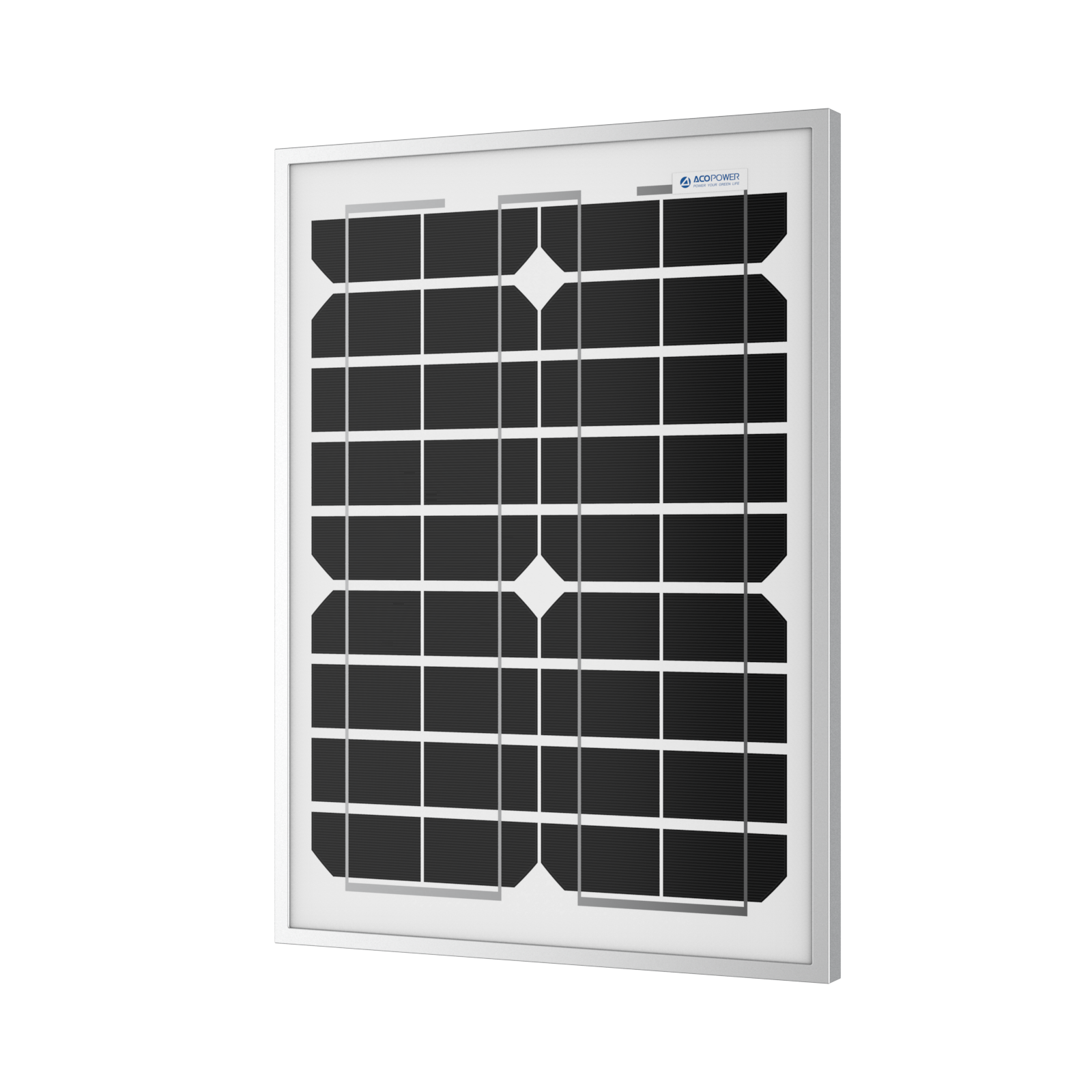 ACOPower 20W Monocrystalline Solar Panel for 12V Battery Charging - Portable Off-Grid Power for RV, Boat, Camping & Emergency Use