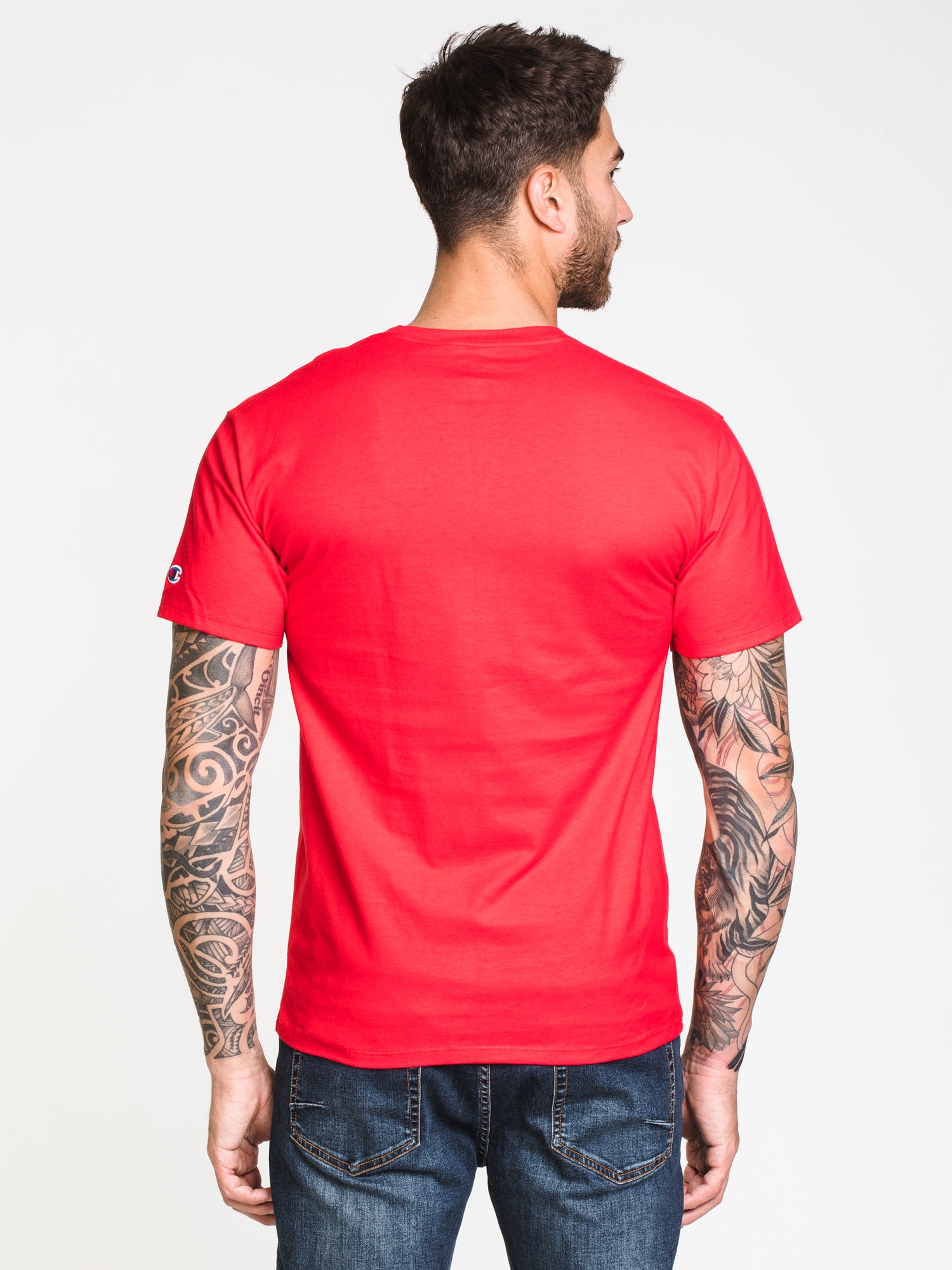Champion Classic Graphic Short Sleeve T-Shirt for Men & Women - Comfortable Cotton Tee for Casual Wear, Gym, and Everyday Outfits - On Sale Now