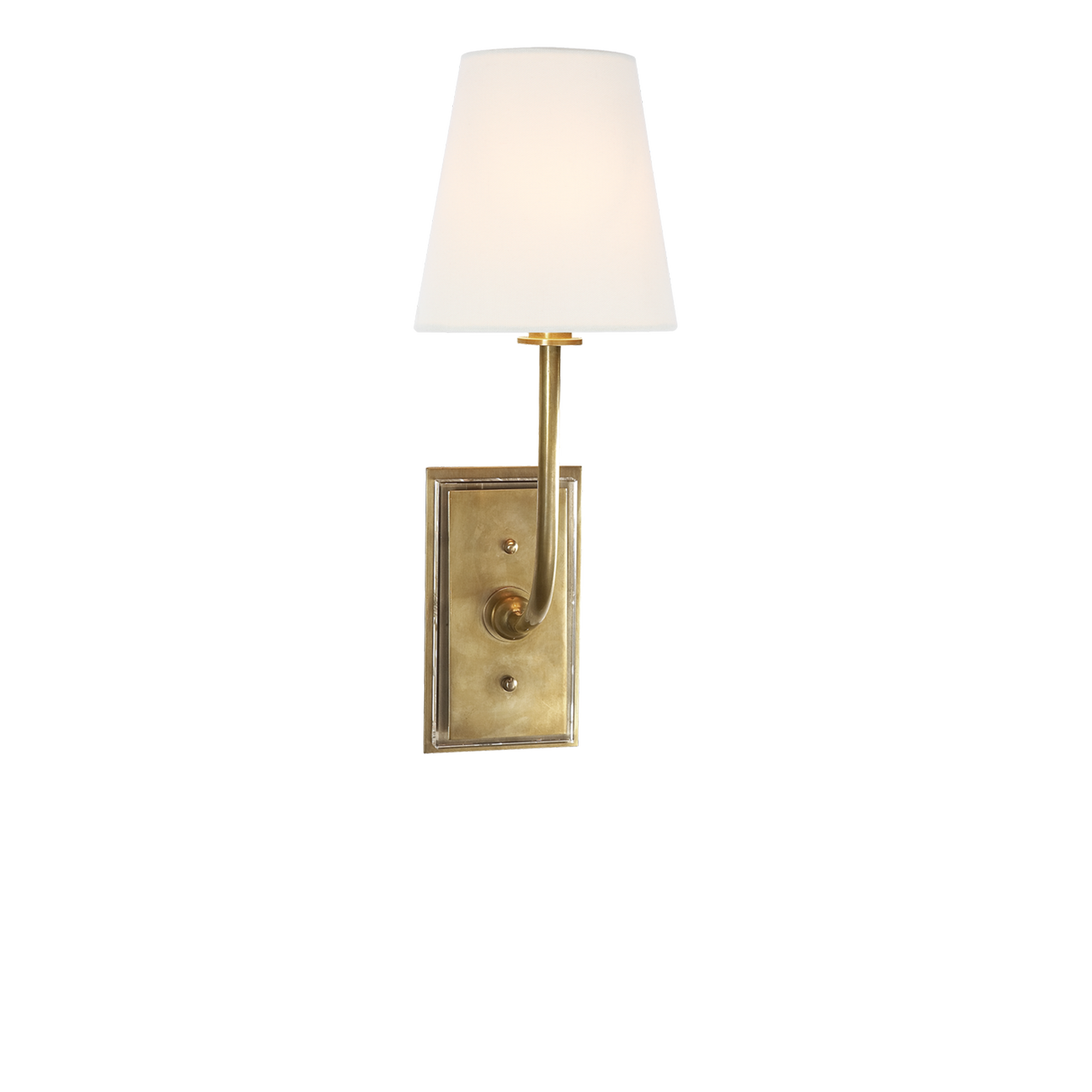 Hulton Sconce Wall Light - Modern Brass Finish for Living Room, Bedroom & Hallway Decor | Elegant Indoor Lighting Fixture