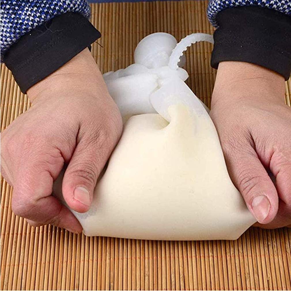 **Reusable Food-Grade Silicone Kneading Bag for Bread, Pastry, Pizza & Tortilla – 2 Pack Dough Mixing & Storage Bags – Perfect for Baking, Meal Prep & Leftovers**