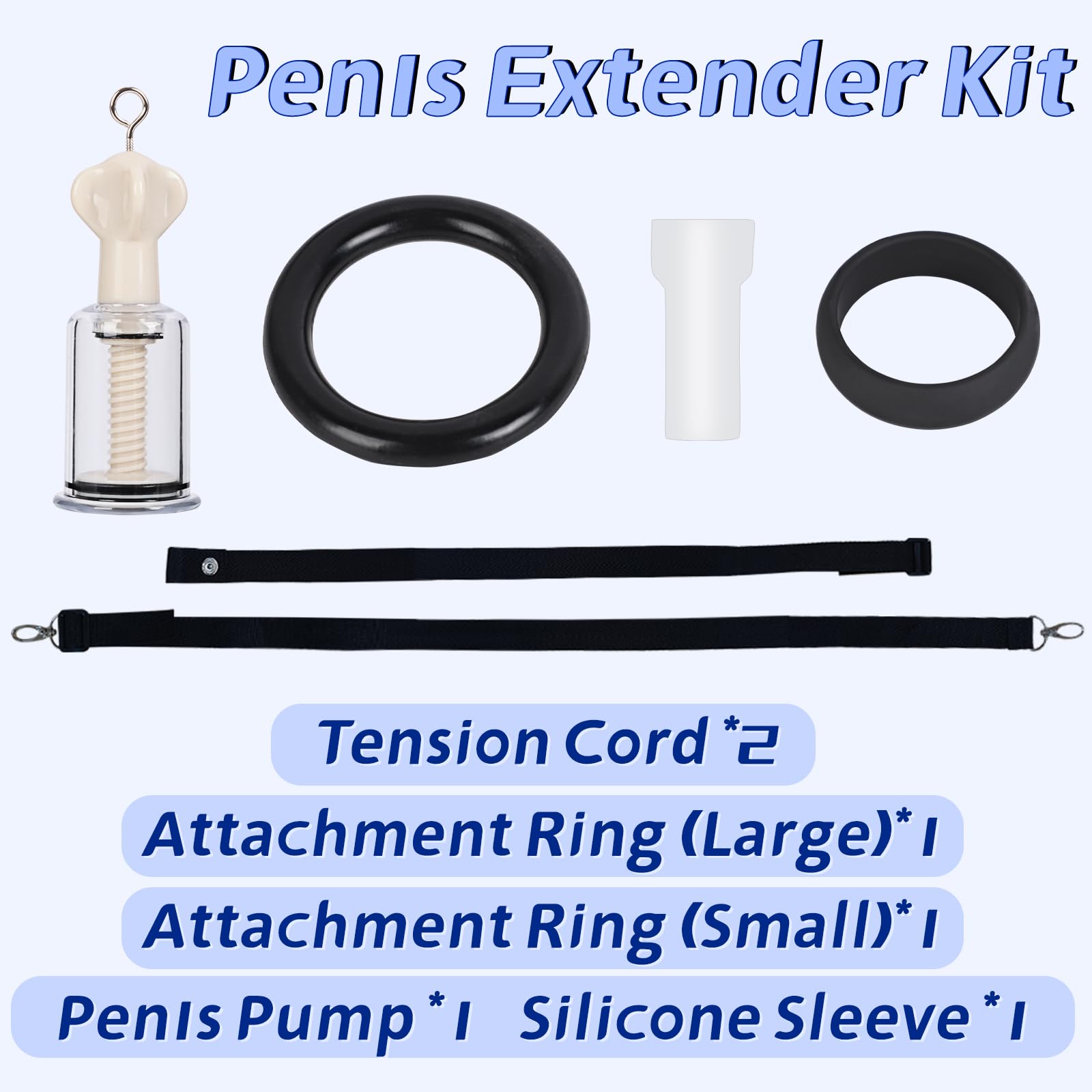 **Penis Extender & Pump Kit for Men – Adjustable Traction Device for Enlargement & Erection Training | Dual-Wear Design for Comfort | Adult Male Enhancement Sex Toys – Perfect for Home Use & Couples Play**