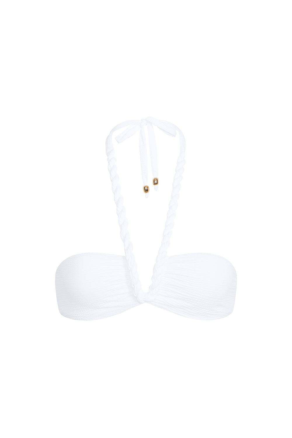 Women's Mabel Top in White Seersucker - Breathable Summer Blouse for Casual Outings & Beach Vacations