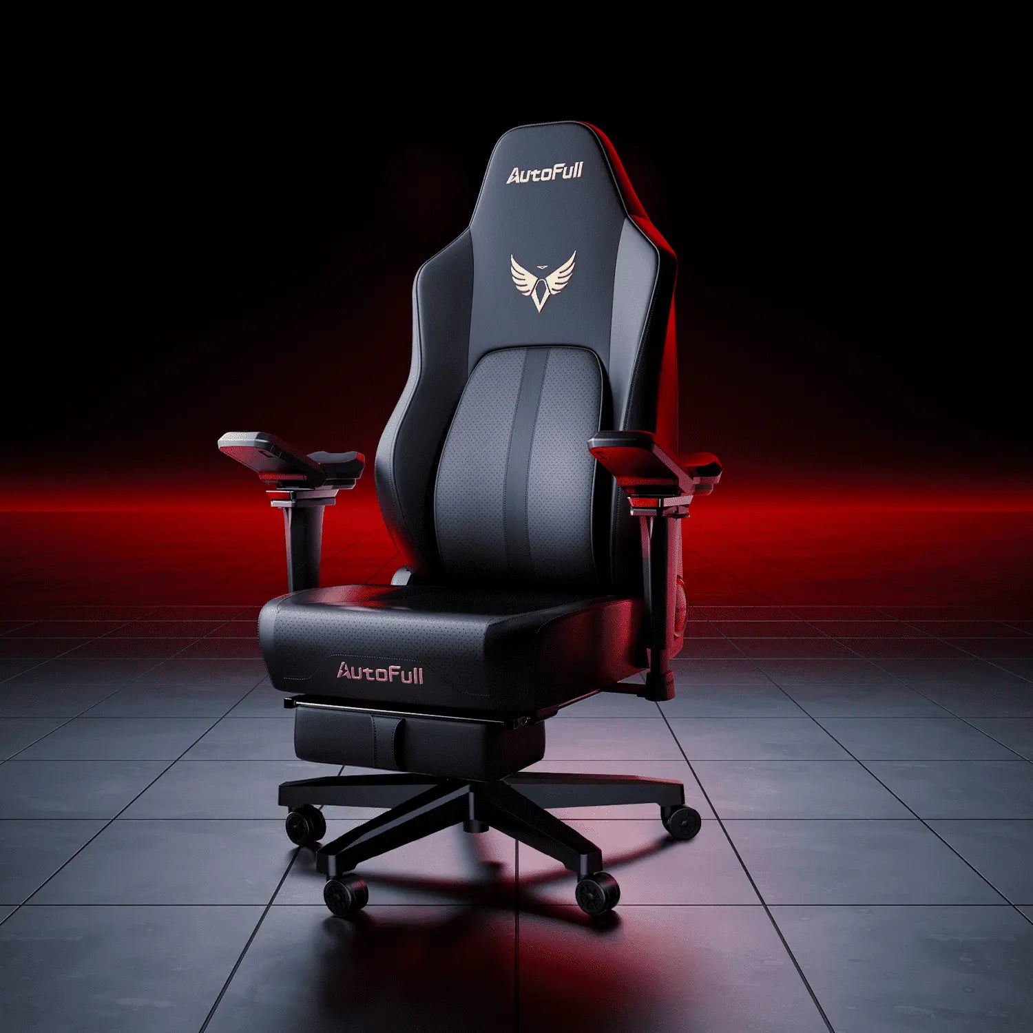 AutoFull M6 Elite Gaming Chair - Ergonomic Racing Style with Adjustable Lumbar Support & Headrest - Perfect for PC, Office, and Esports Gaming