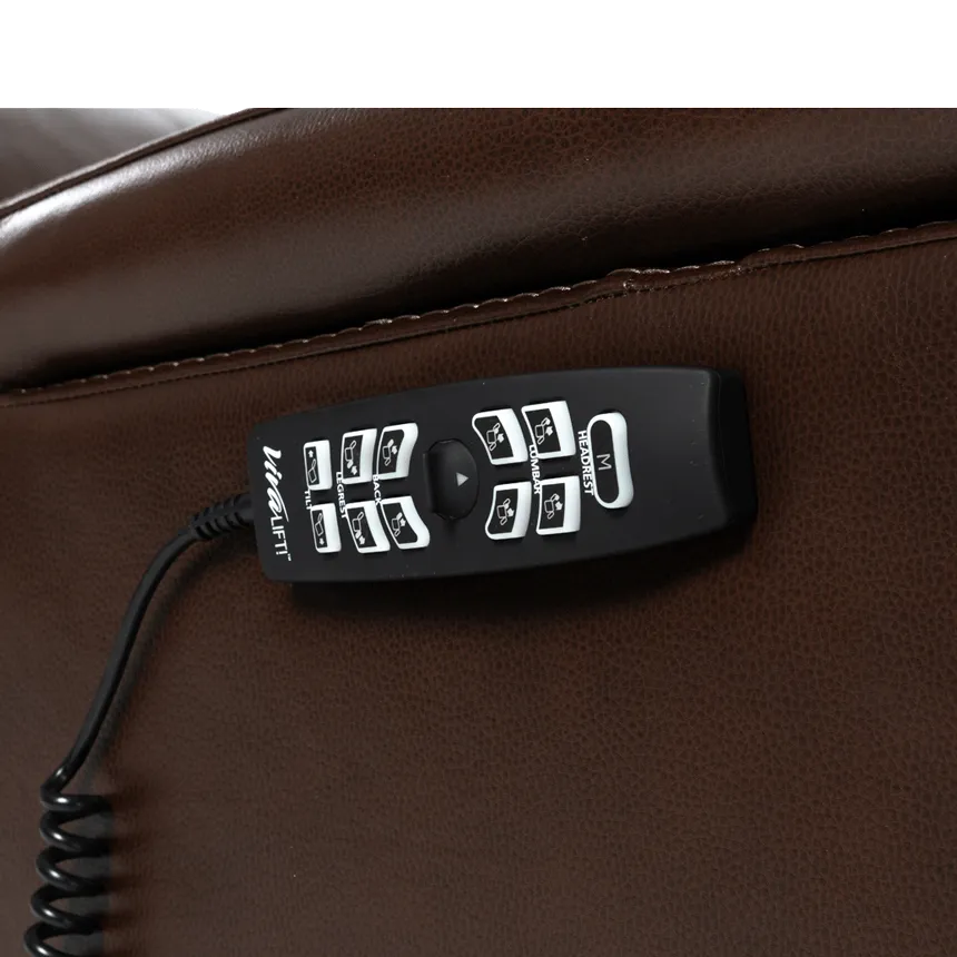 VivaLift! Premier Lift Chair Recliner with Massage & Immersive Audio System - PLR5900 Power Lift Chair for Elderly & Mobility Assistance - Perfect for Living Room, Home Theater & Recovery Comfort