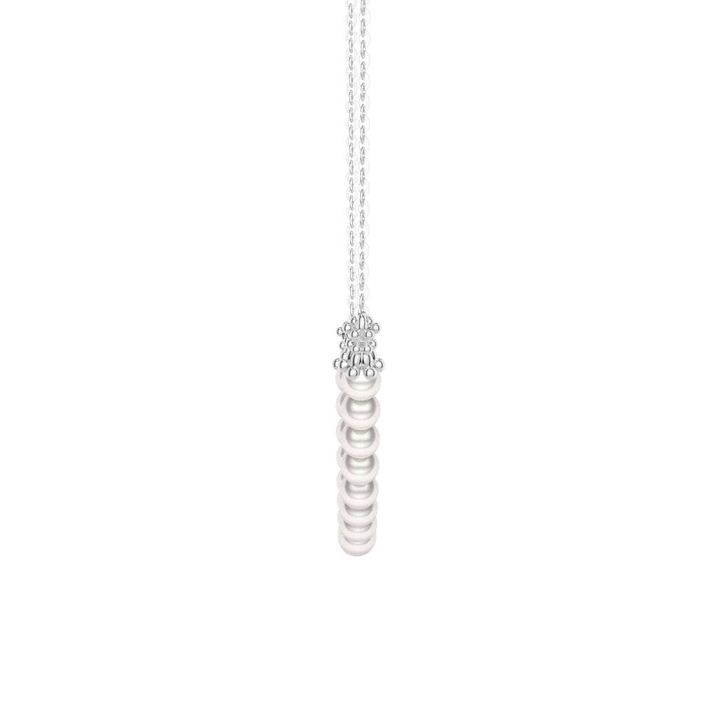 4mm Freshwater Cultured Pearl Strand Necklace - Elegant Pearl Jewelry for Women, Perfect for Weddings, Parties & Formal Occasions