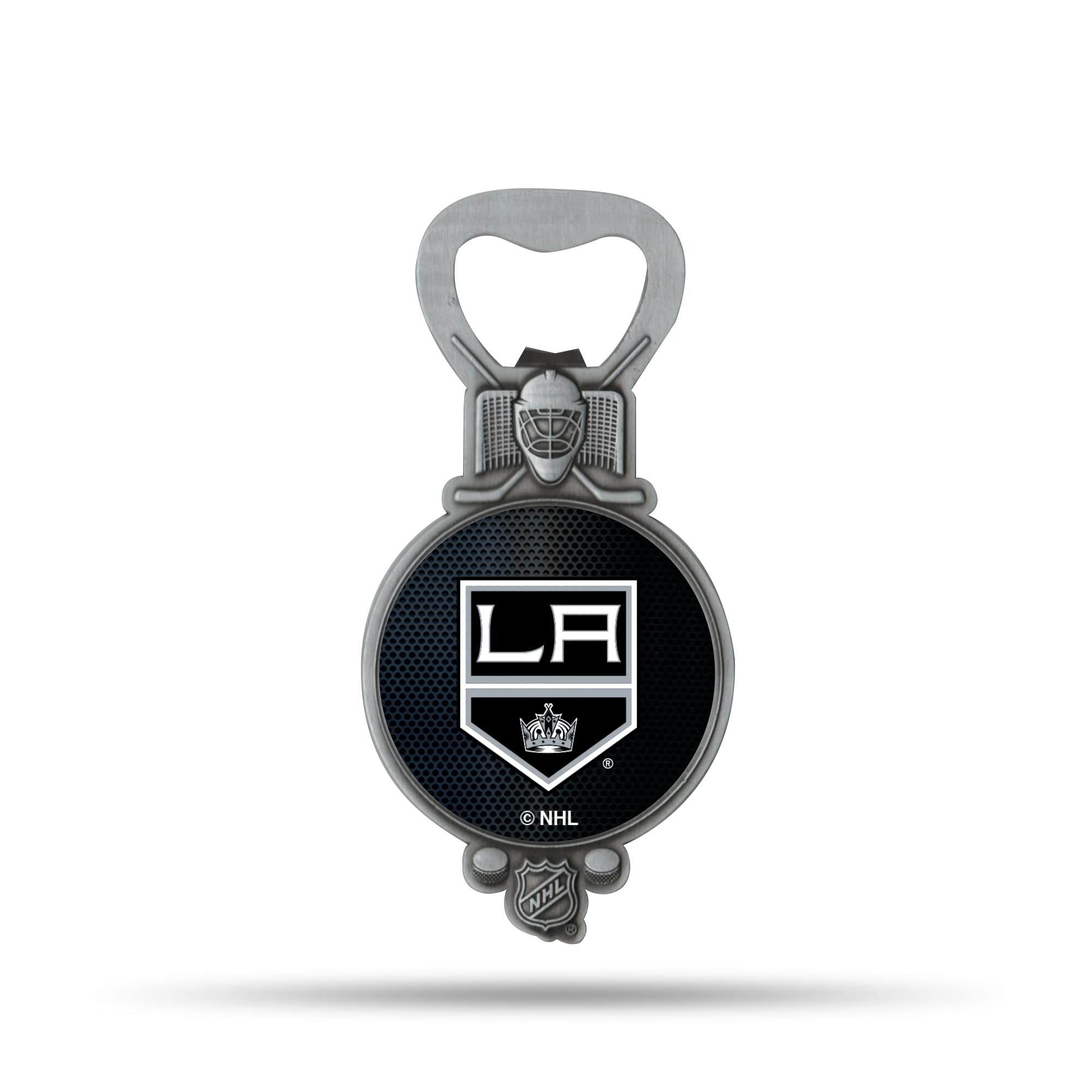NHL Hockey Magnetic Bottle Opener - Stainless Steel with Strong Magnet for Fridge Display - Perfect for Sports Bars, Game Nights & Fan Cave Decor