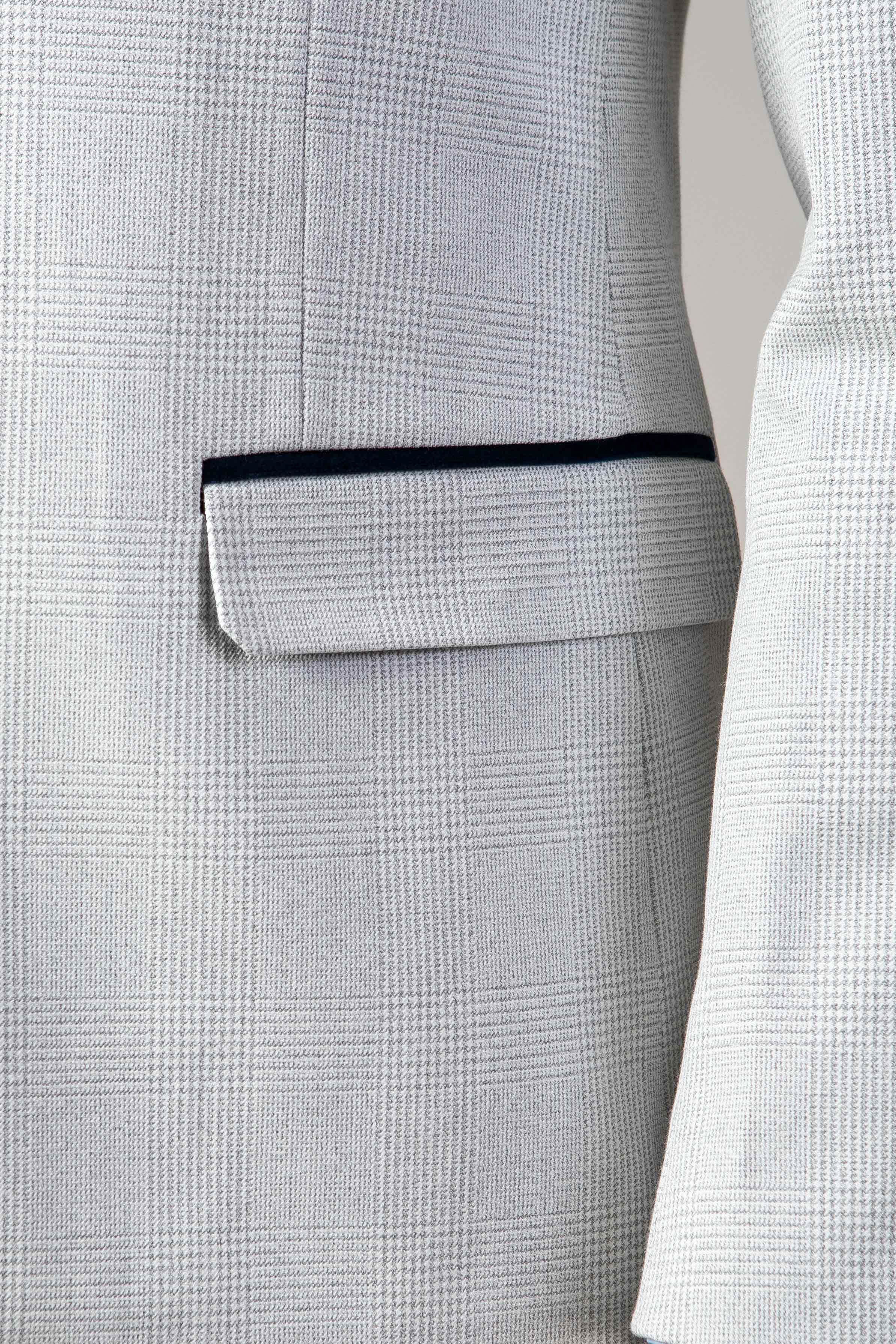 Premium BROMLEY Stone Suit with Kelvin Navy Waistcoat - Formal Business Attire for Men, Weddings & Special Occasions | WBA Collection