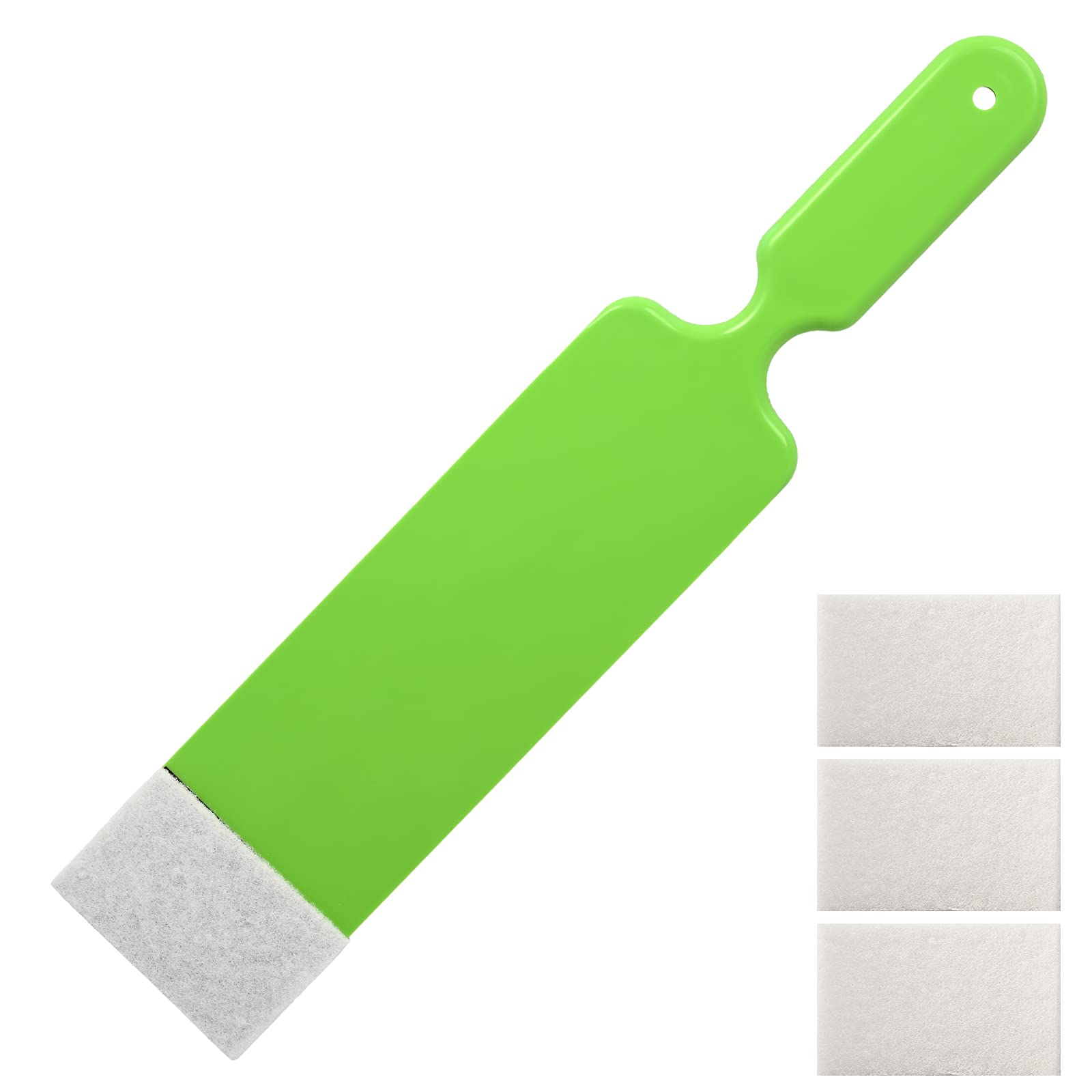 Long Reach Auto Bulldozer Squeegee - Window Tint Tool for Car Glass Cleaning with 3 Scrub Pads - Perfect for Vehicle Tint Film Installation